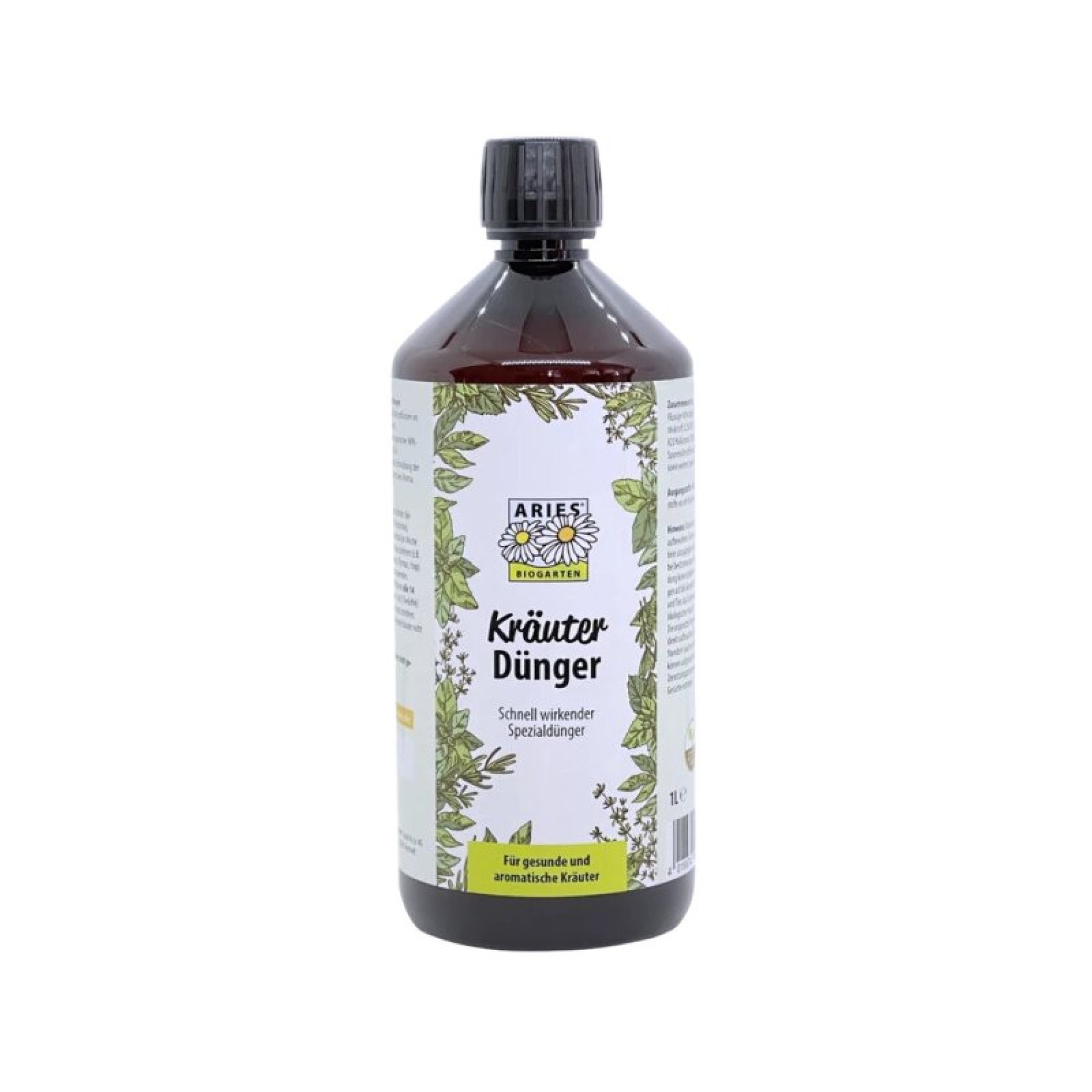 Fertilizant de origine vegetala pentru ierburi aromatice ecologic 1l Aries