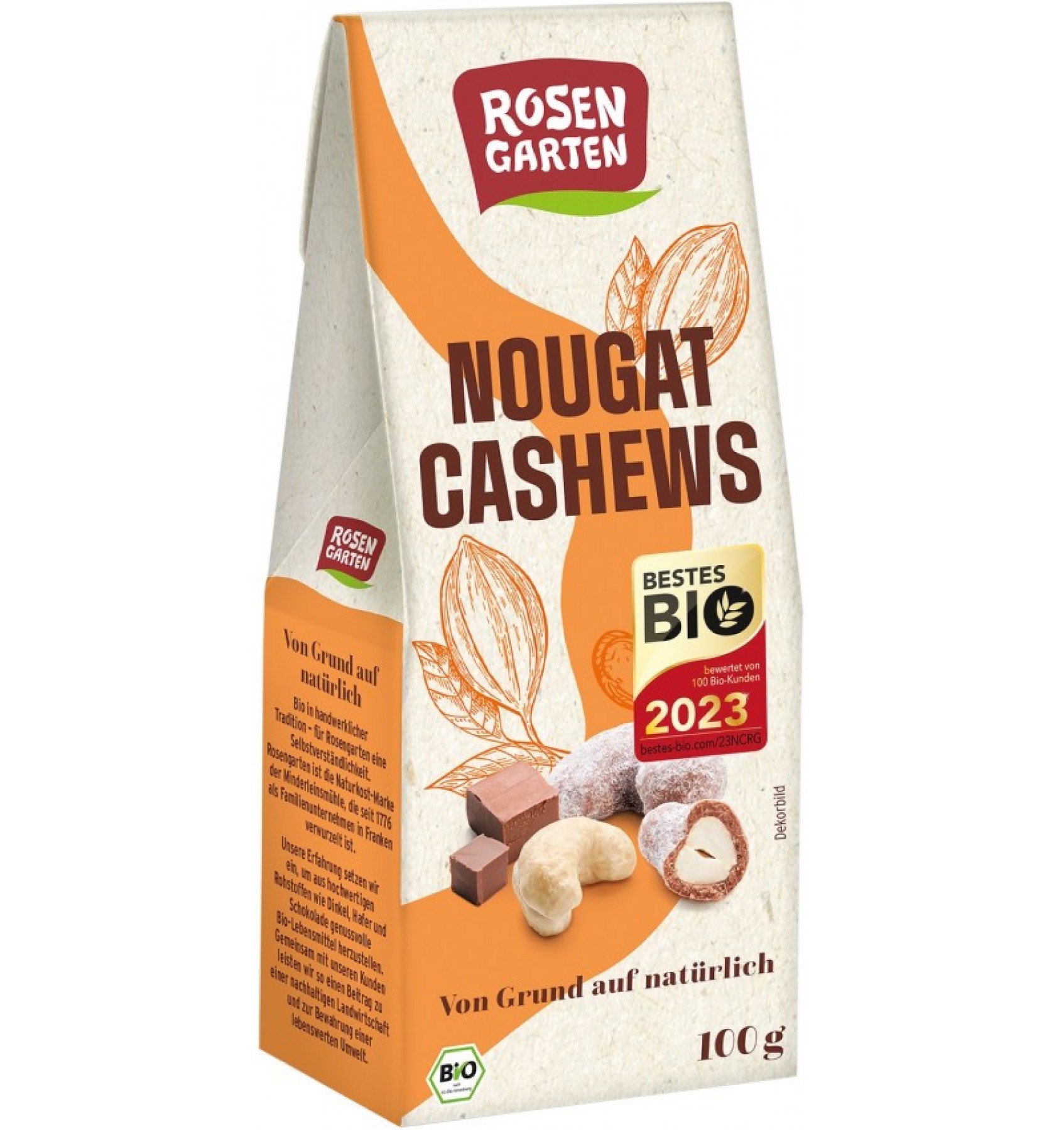 ECO/BIO Caju in ciocolata nugat 100gr
