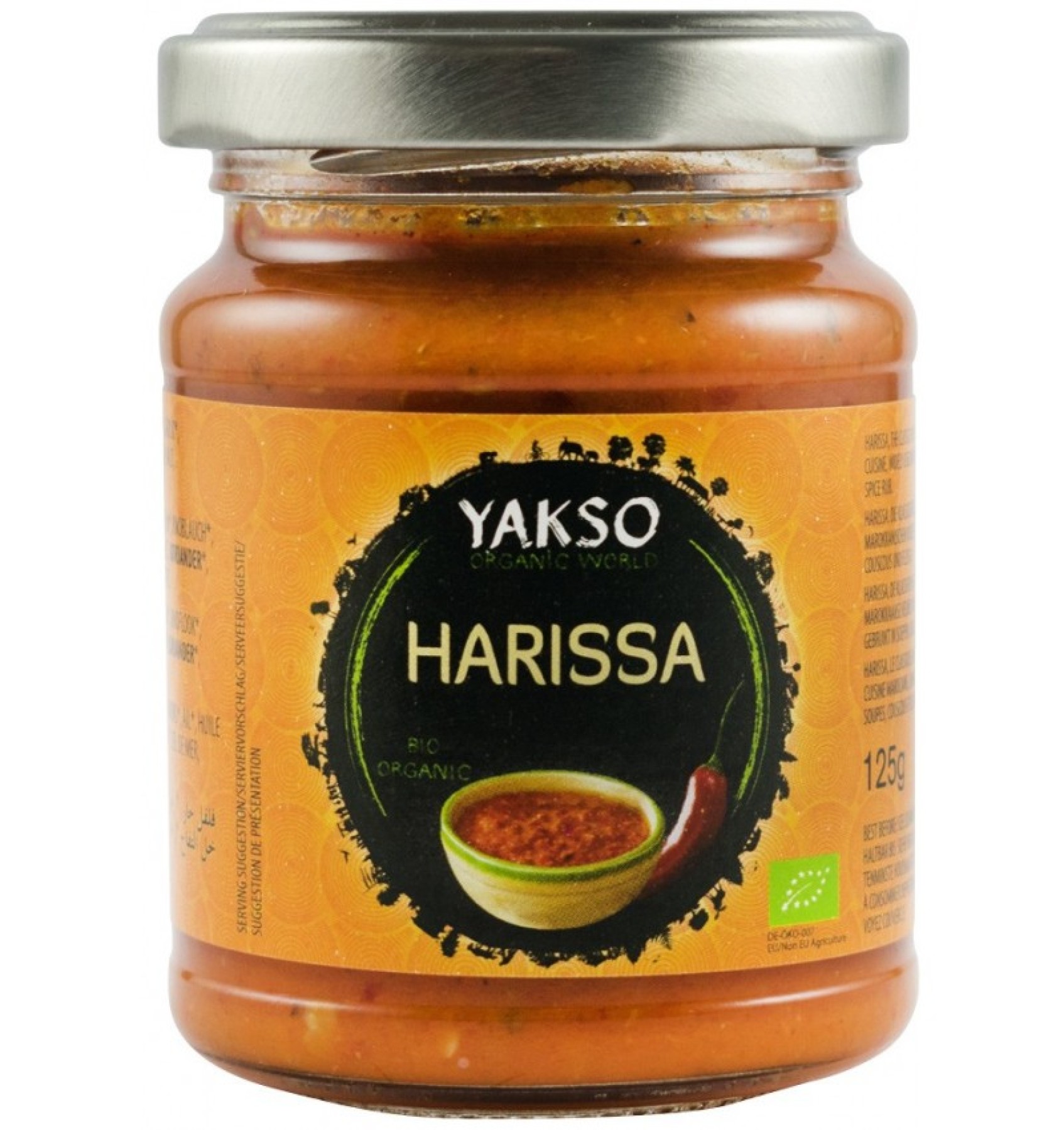 ECO/BIO Harissa pasta, 125gr