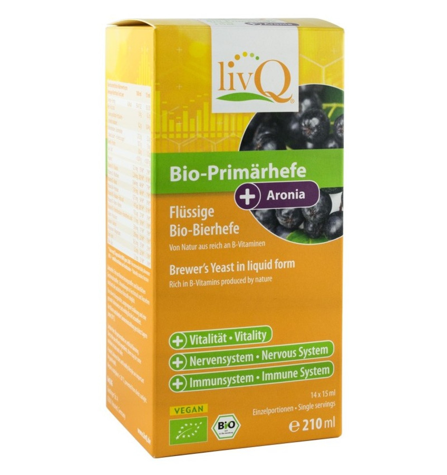 DROJDIE PRIMARA BIO CU ARONIA, 210 ML