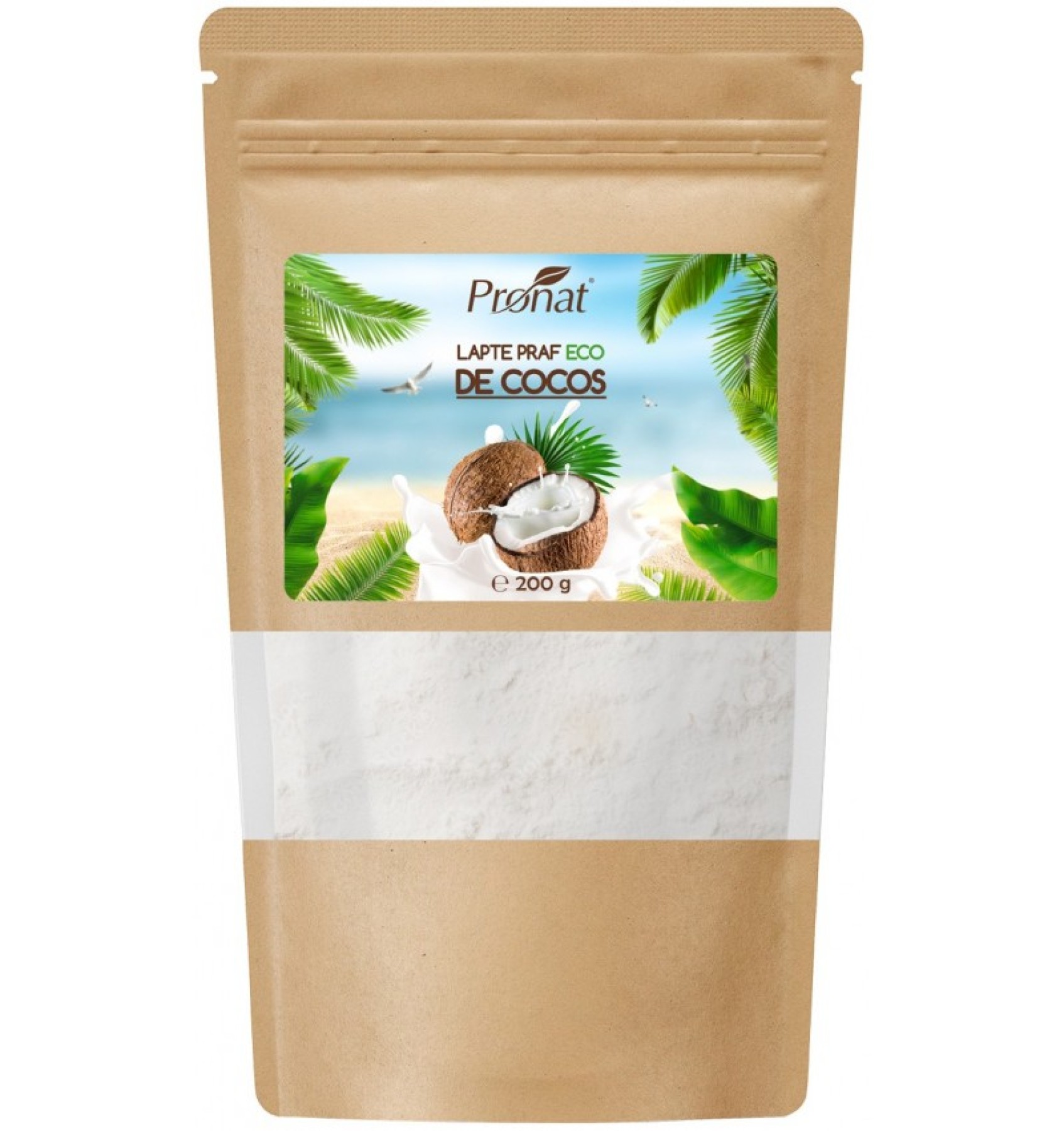 Lapte praf BIO de cocos, 200 g