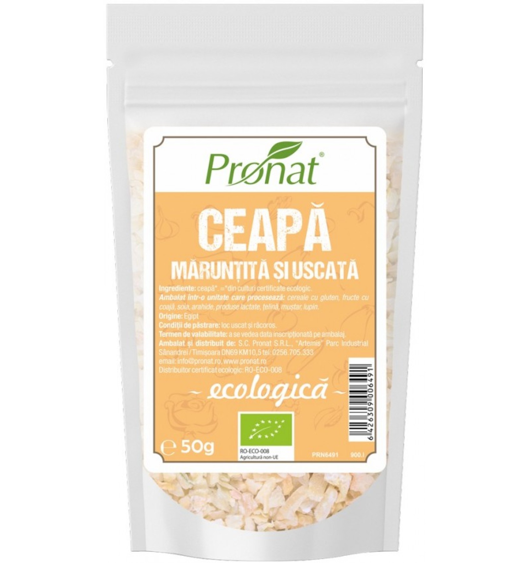 Ceapa BIO maruntita si uscata, 50 g