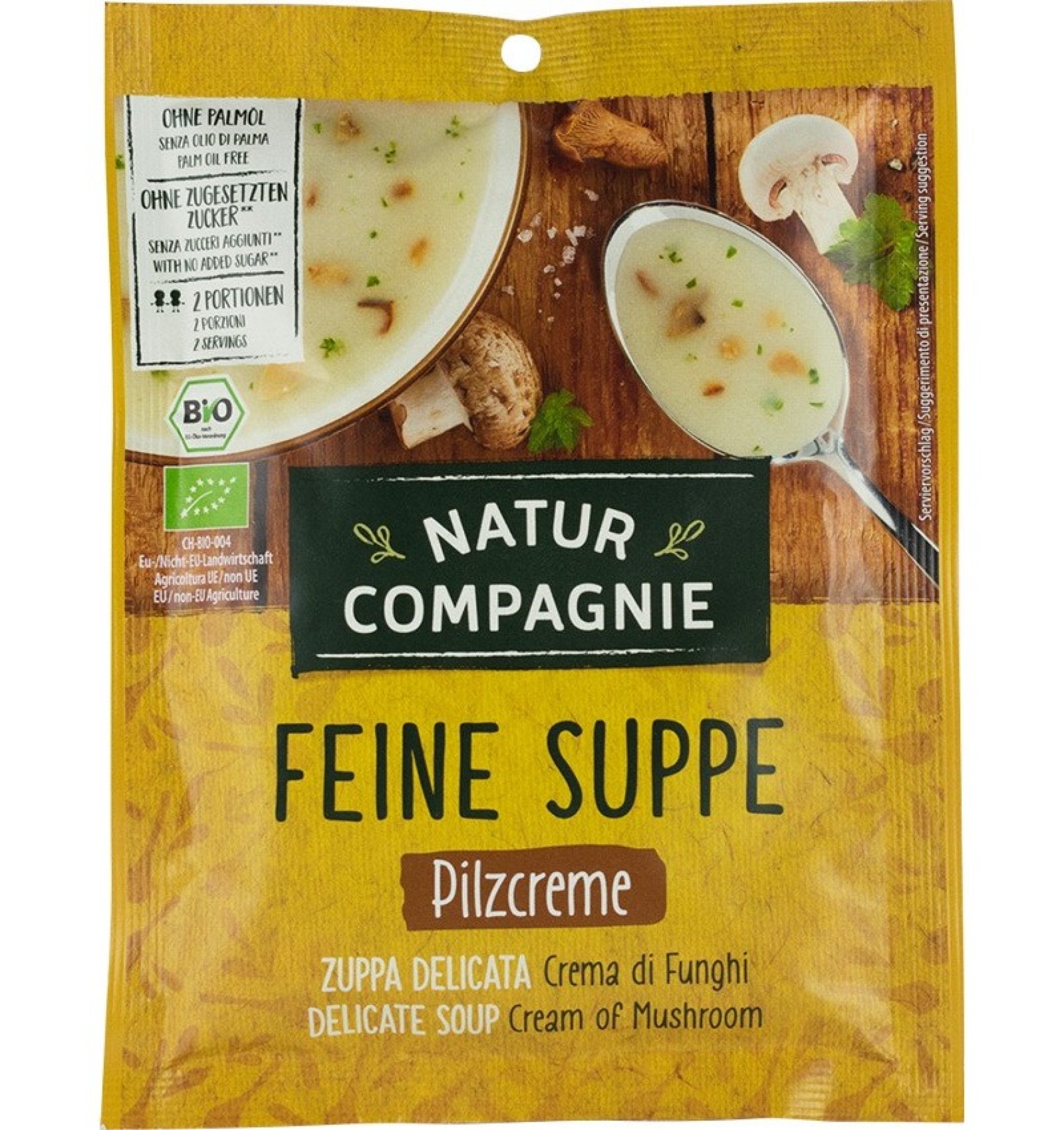 Supa crema de ciuperci, bio, 40 g NATUR