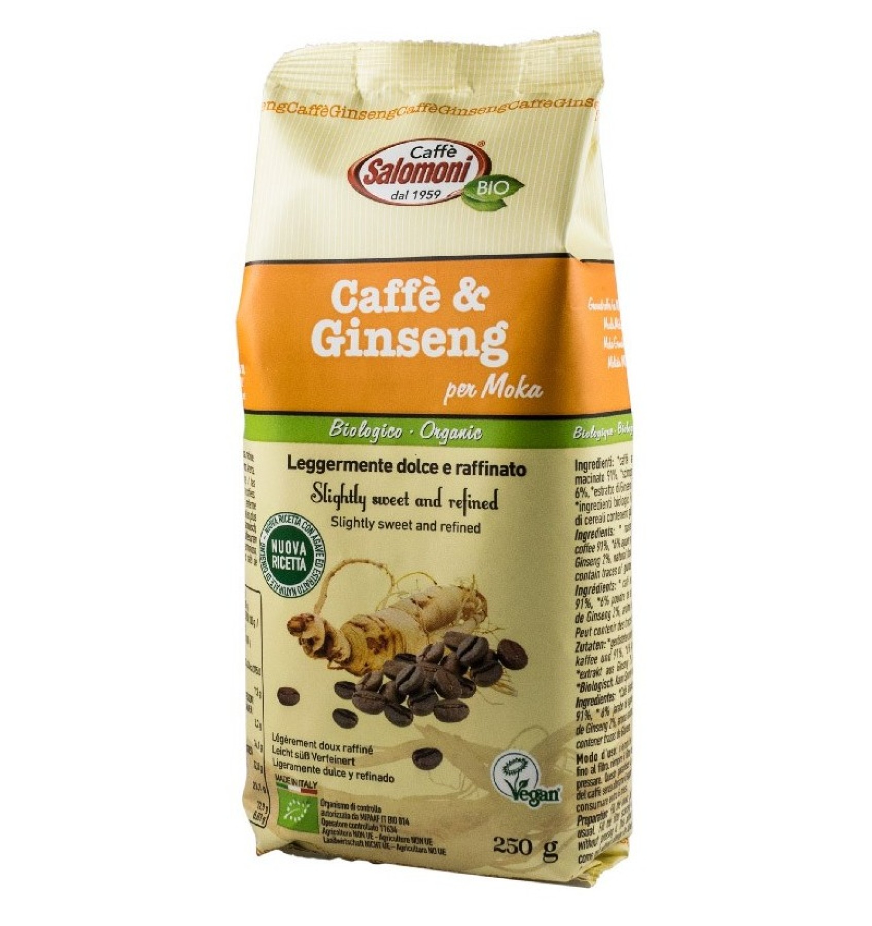 Cafea si Ginseng BIO 250 g