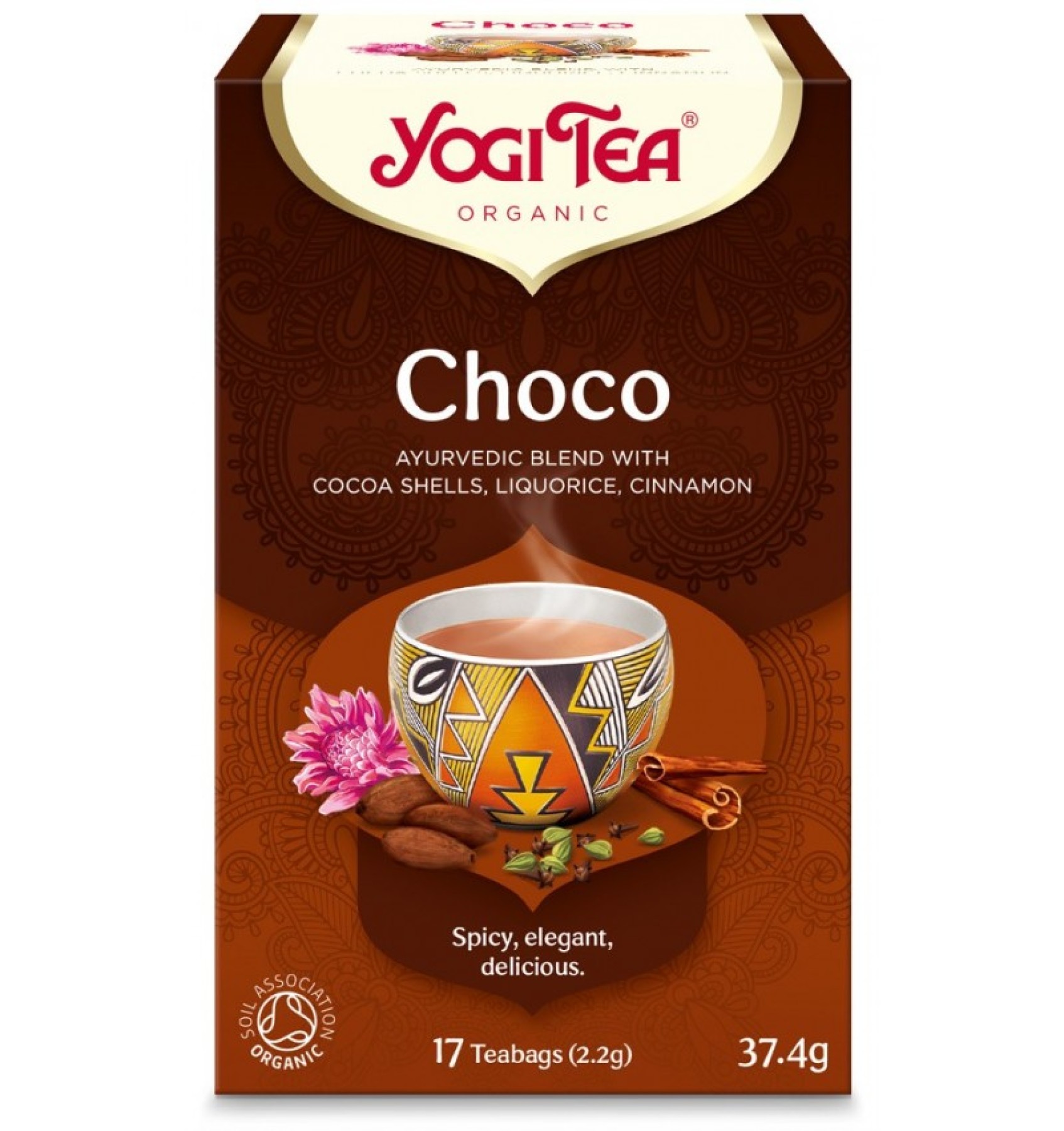 CEAI BIO CHOCO, 17 PLICULETE X 2,2G (37,4G) YOGI
