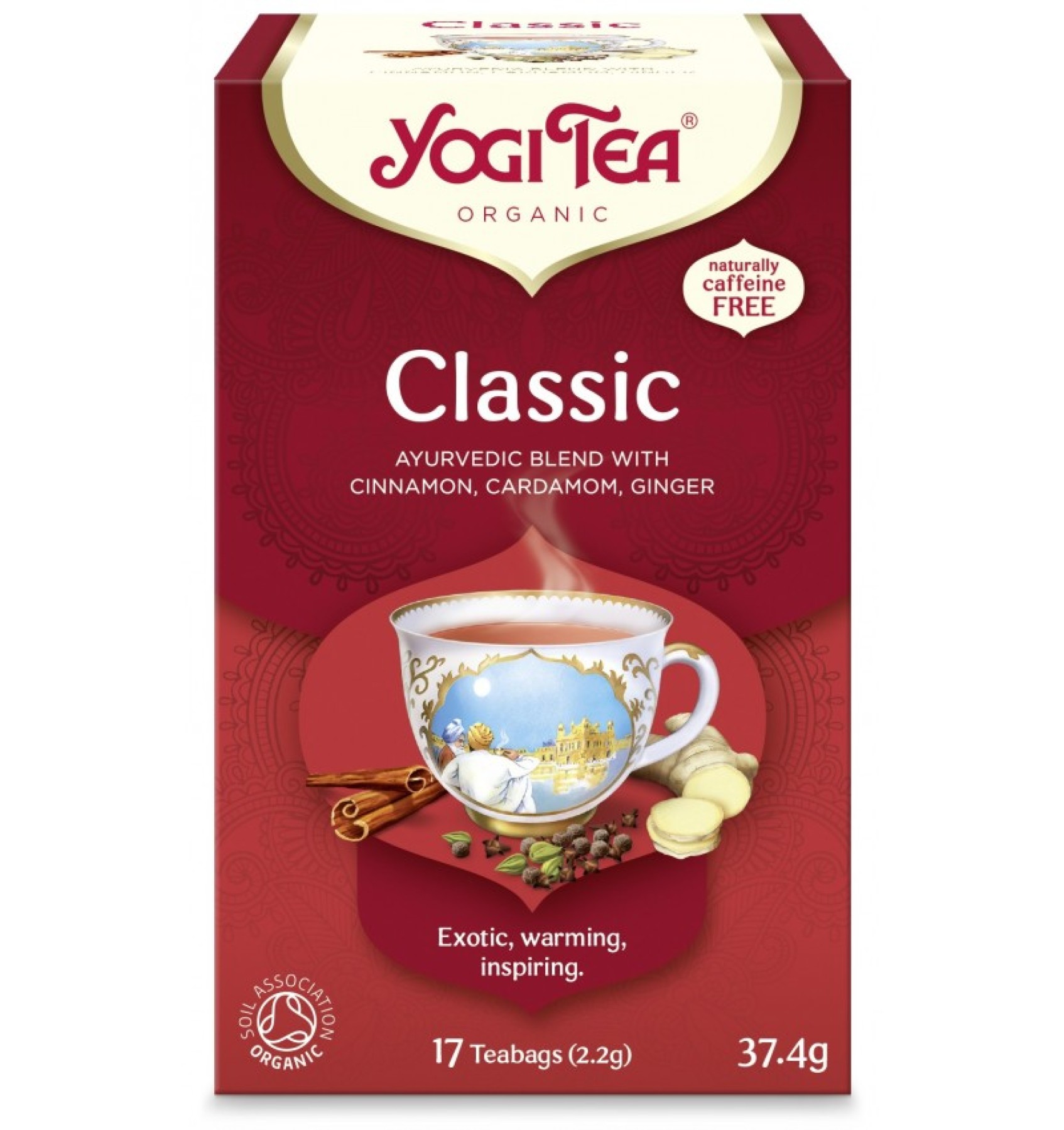 Ceai Bio CLASSIC, 17 pliculete 37.4 g Yogi