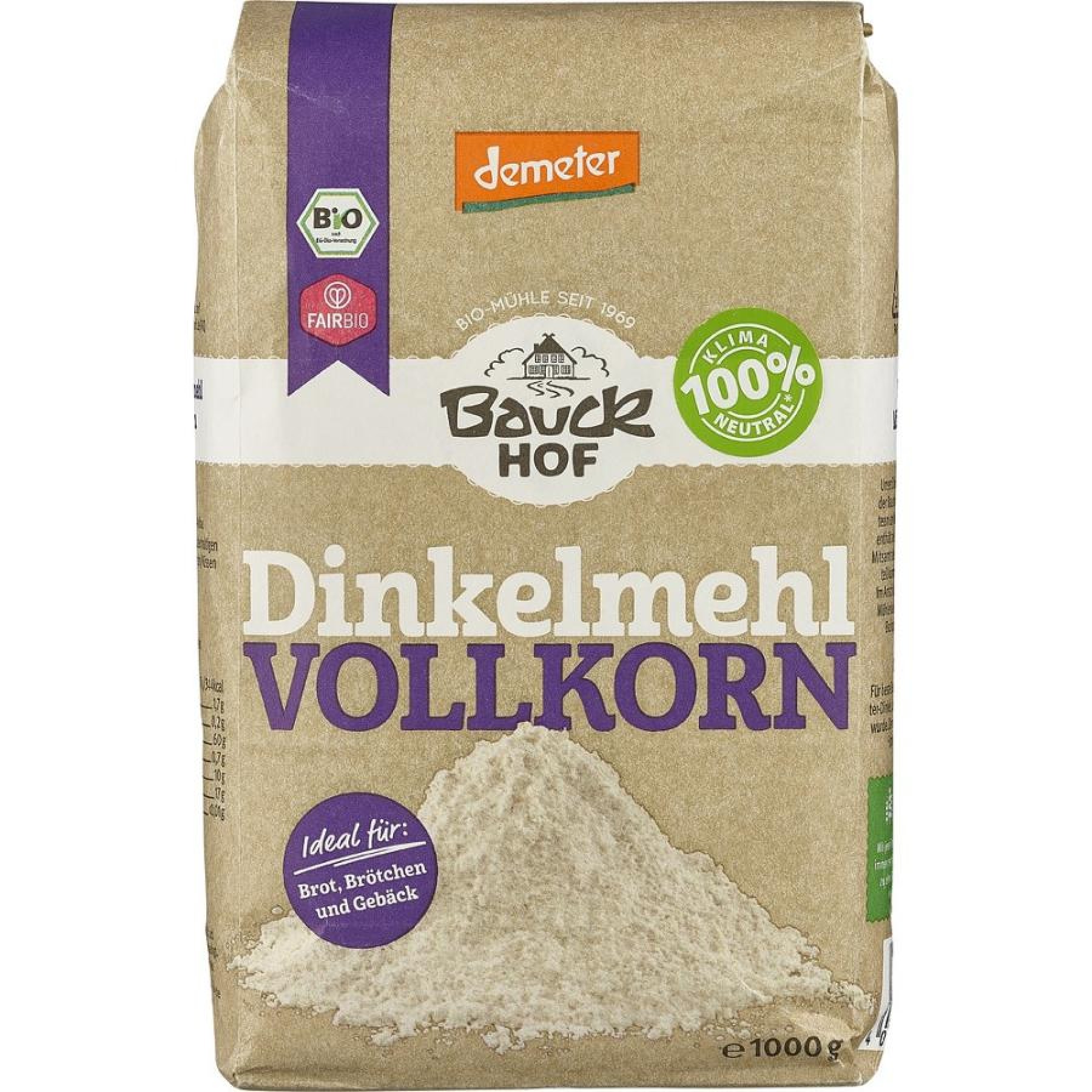 Faina  integrala de spelta demeter - 1 kg