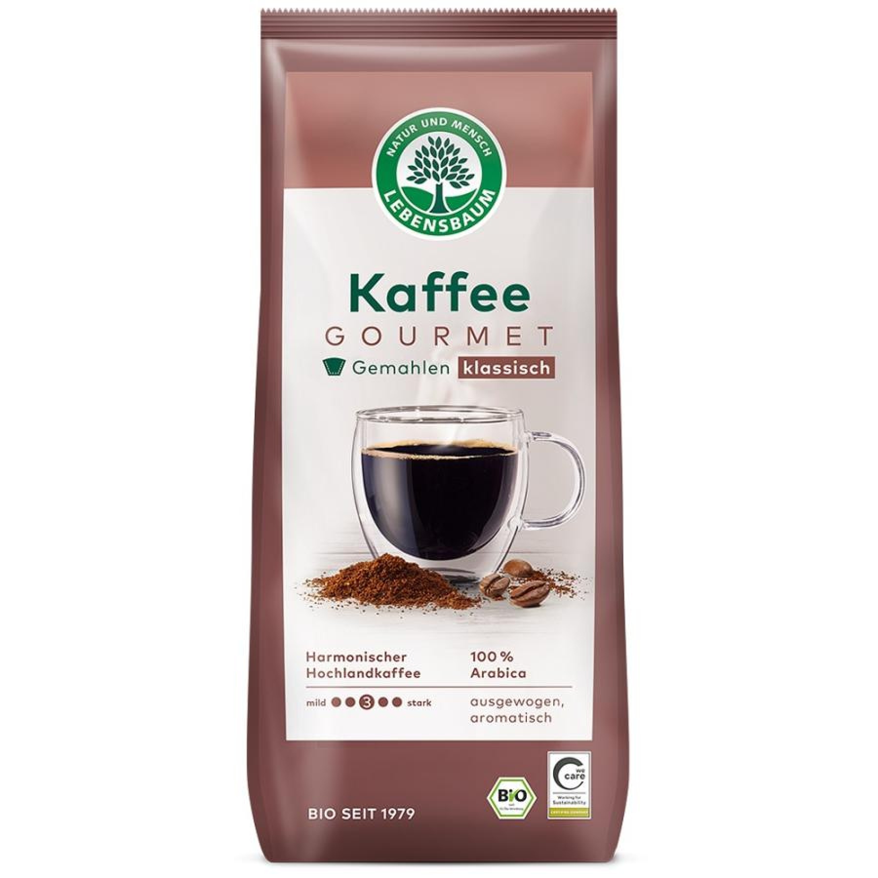 Cafea macinata Gourmet Clasic 100 % Arabica, BIO, 500 g