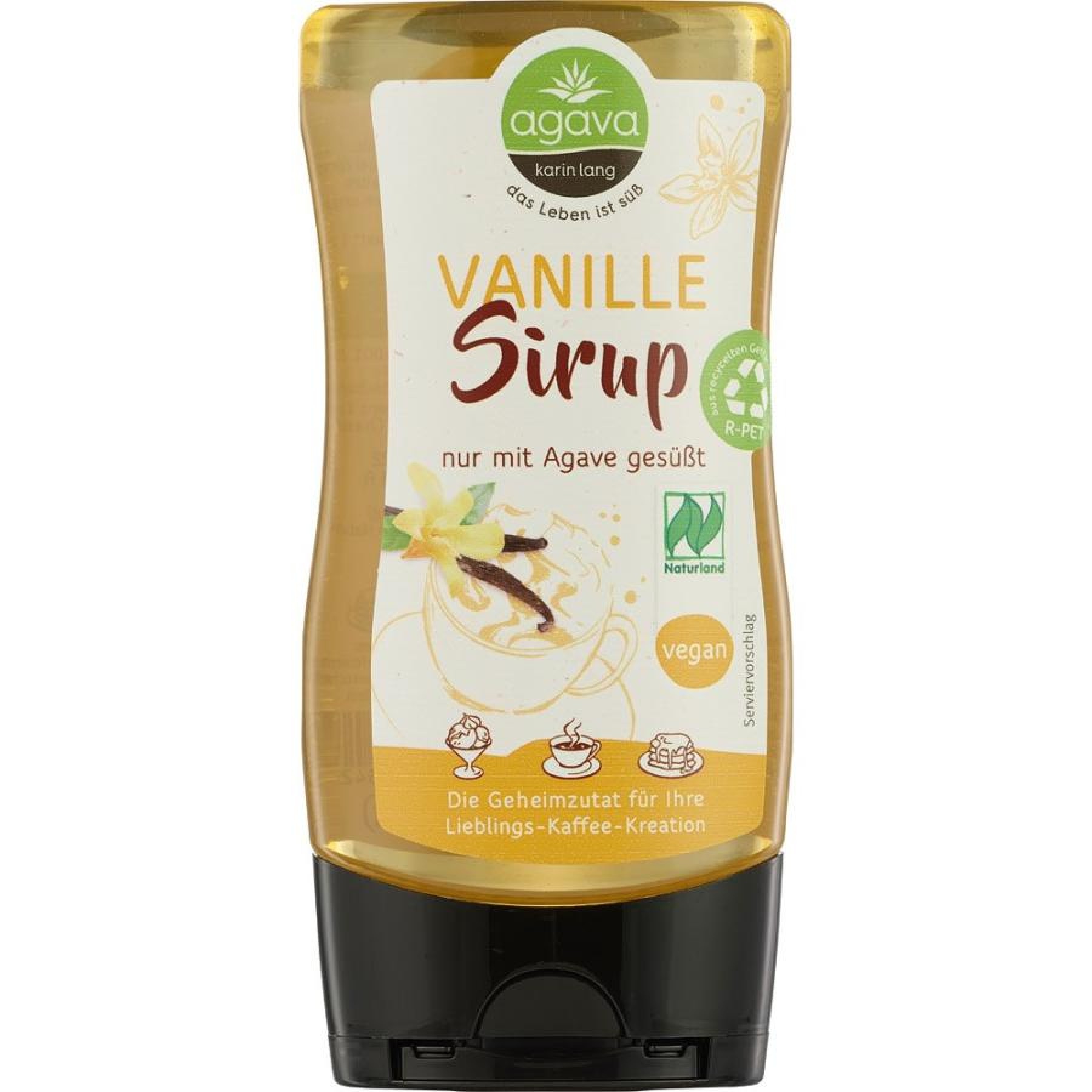 Sirop bio de agave cu vanilie vegan - 350 g