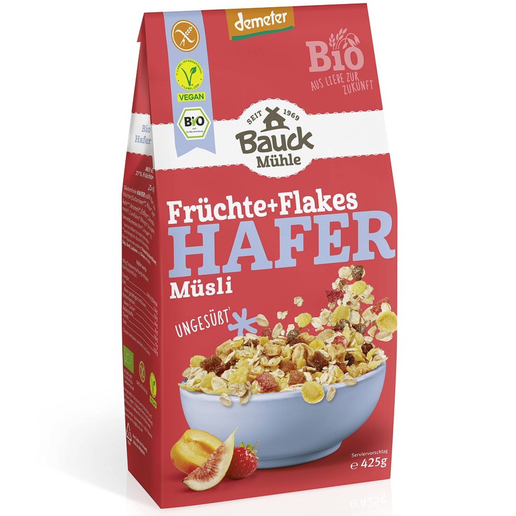 Musli bio cu fructe si fulgi fara gluten demeter - 425 g