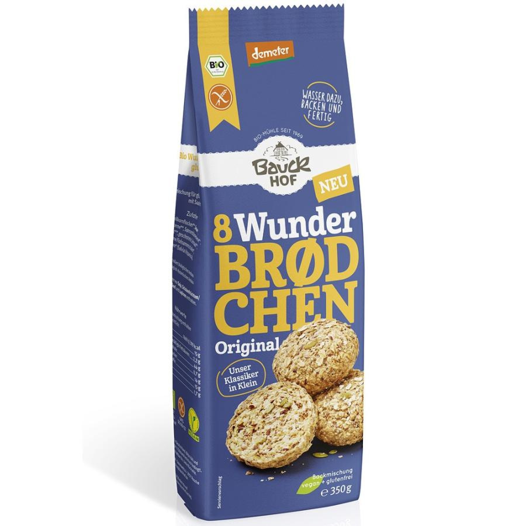 Mix pentru chifle original fara gluten, eco - 350 g