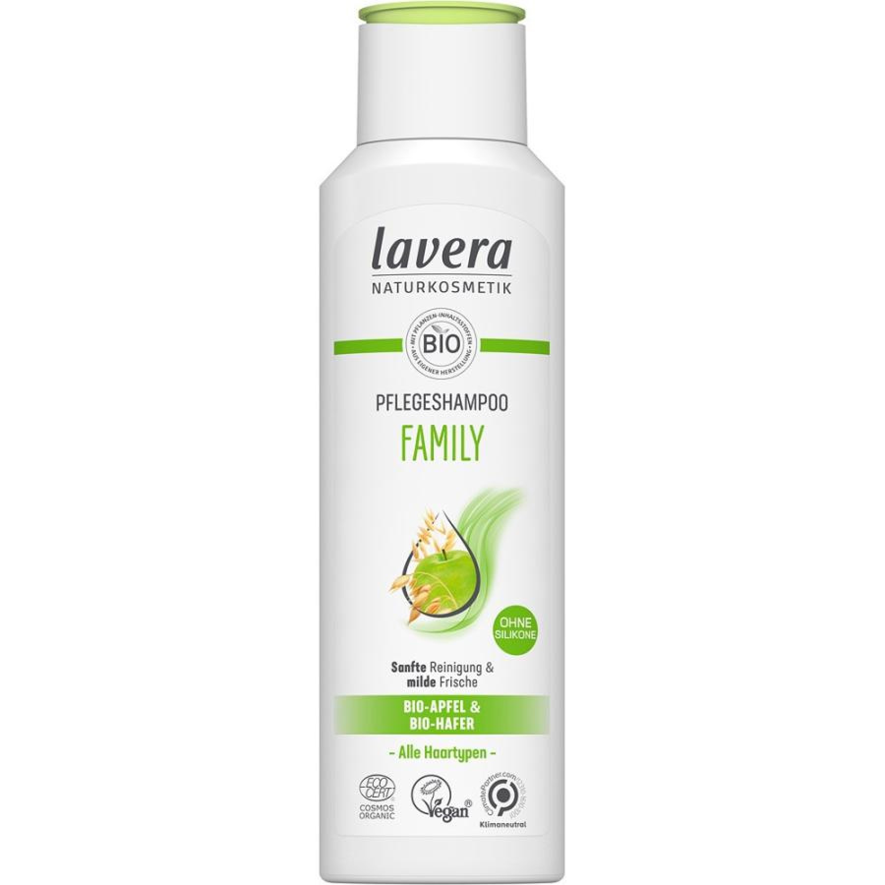 Sampon pentru toata familia cu mar bio si ovaz bio - 250 ml
