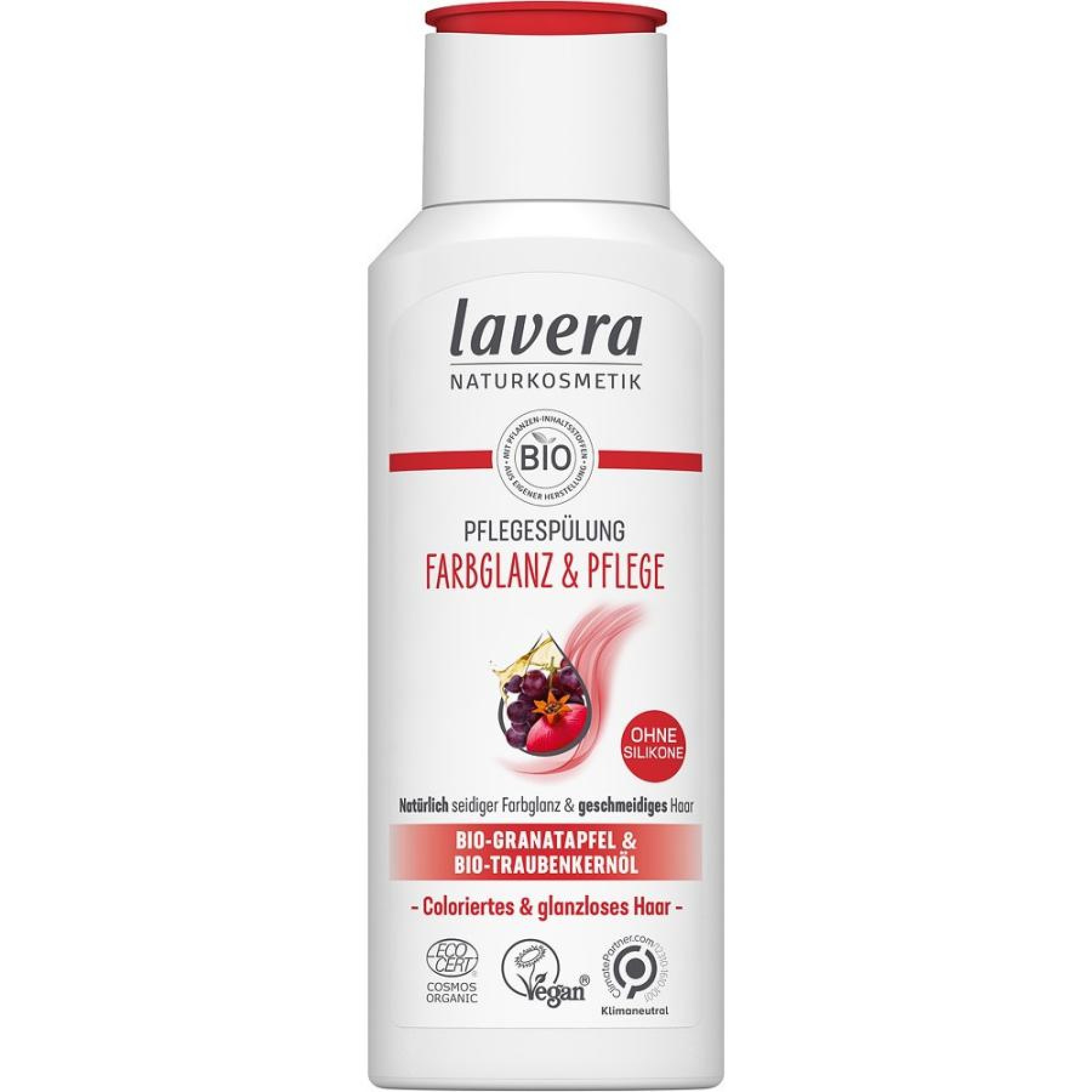 Balsam de par pentru culori stralucitoare si ingrijire cu rodie bio - 200 ml