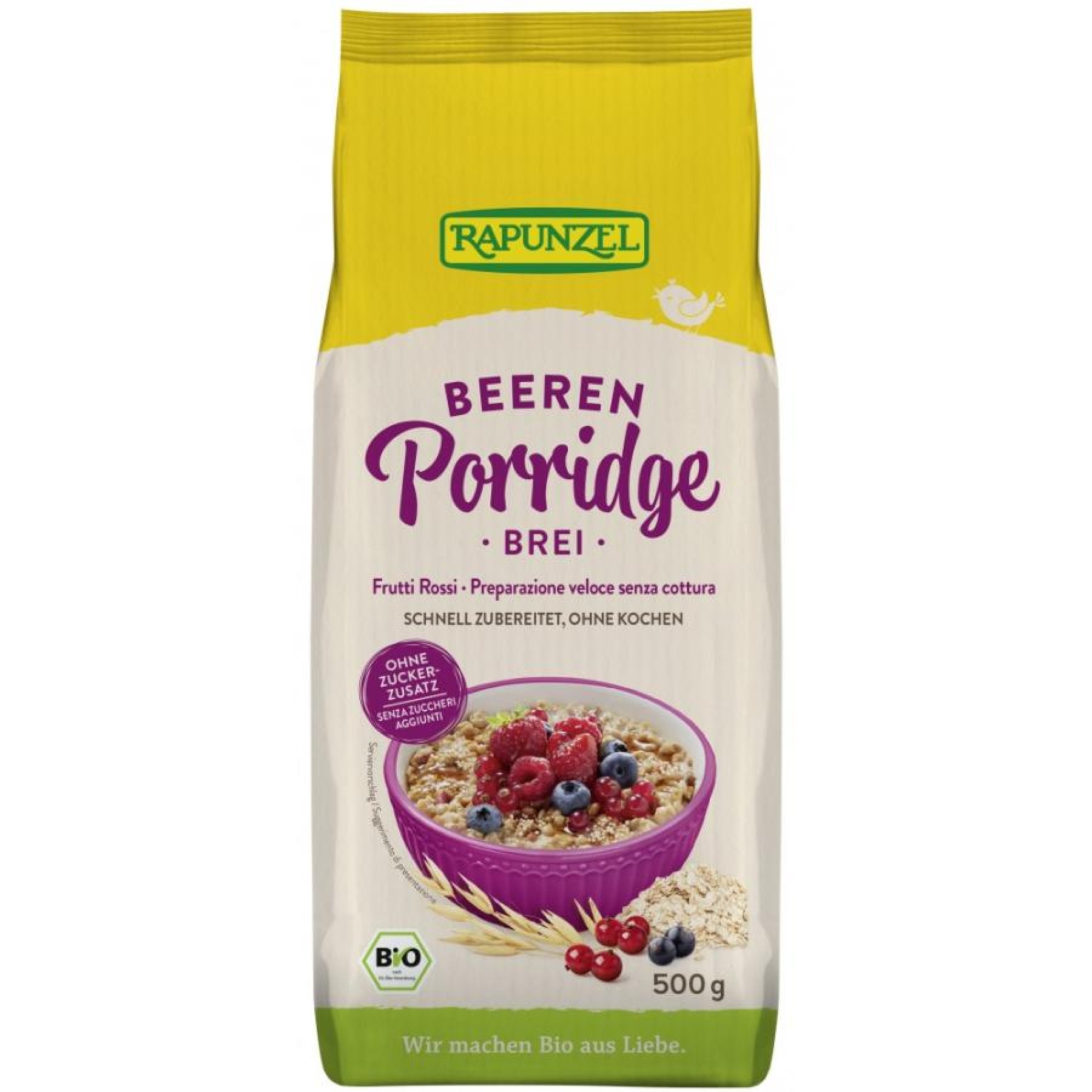 Terci bio cu fructe de padure fara zahar adaugat - 500 g