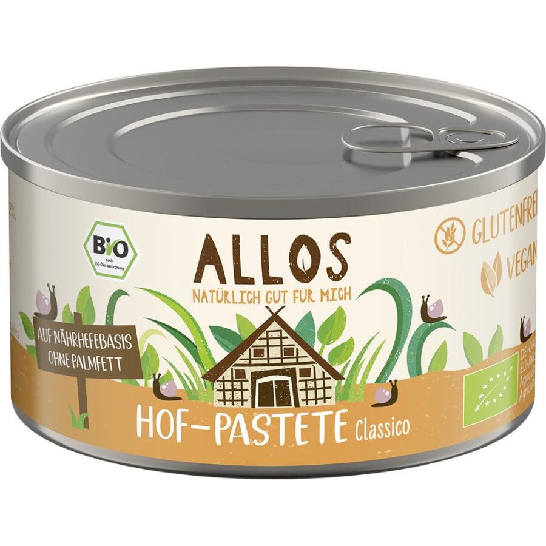 Pate vegetal clasic fara gluten, eco - 125 g