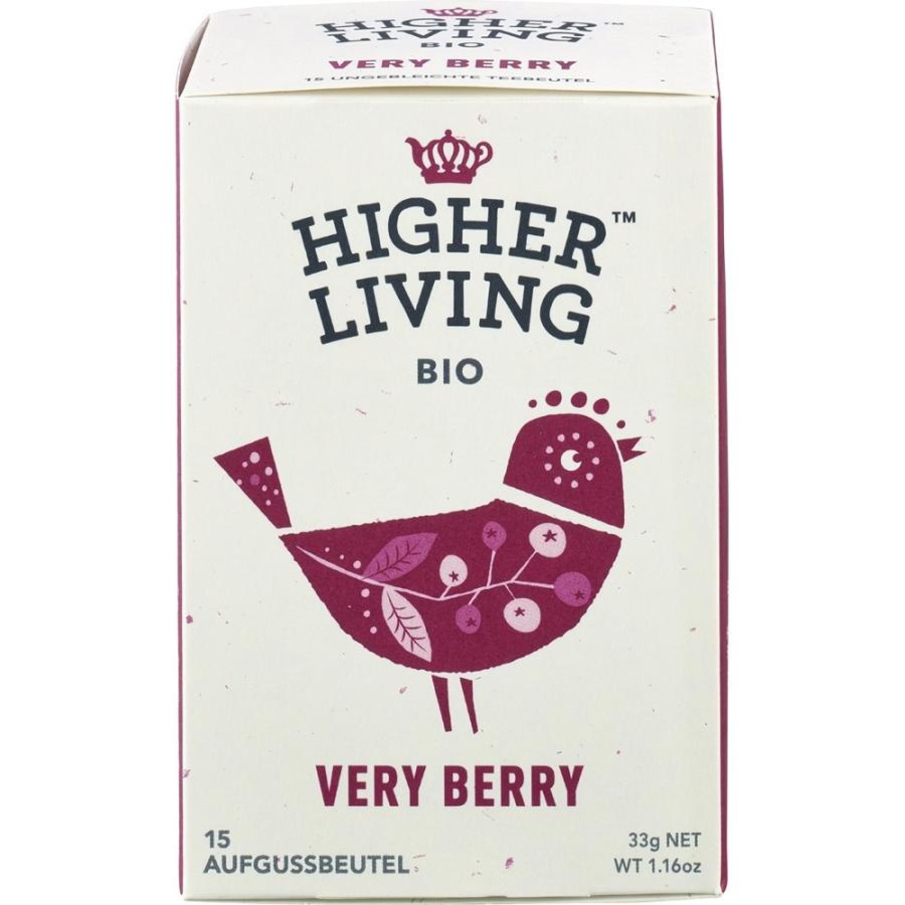 Ceai de fructe Very Berry 15 plicuri, eco - 33 g