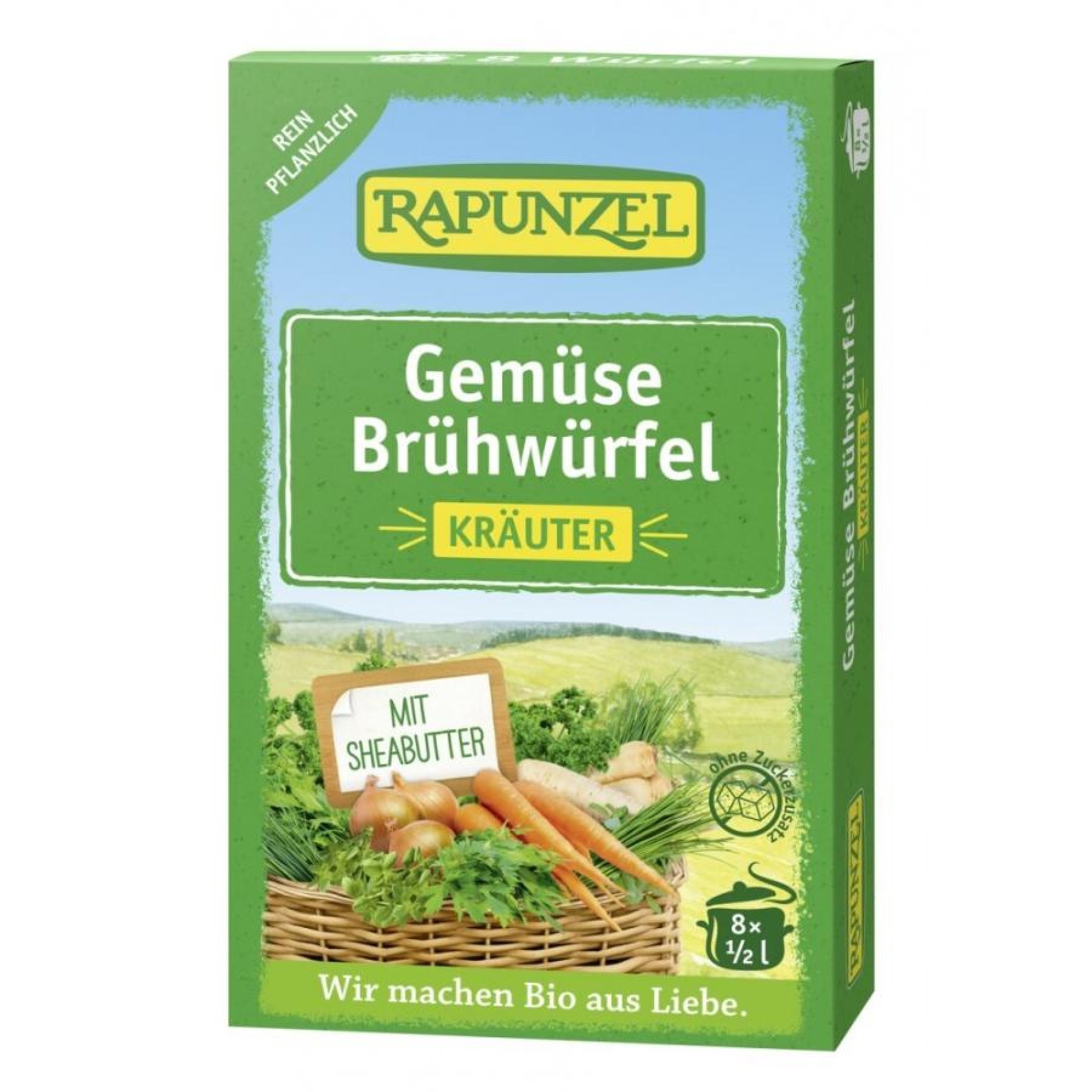 Cuburi de supa de legume bio cu ierburi - 84 g