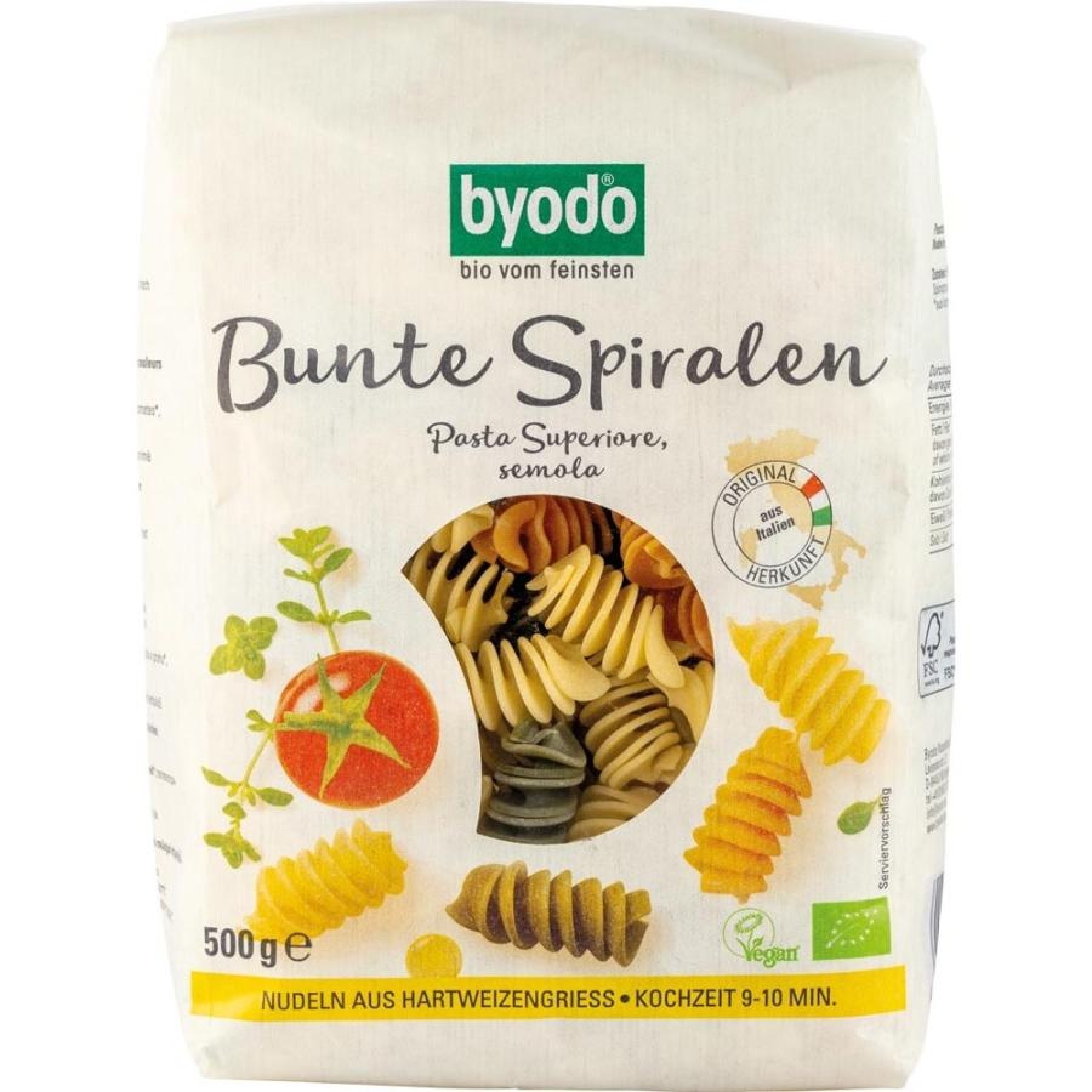 Paste spirale colorate - 500 g