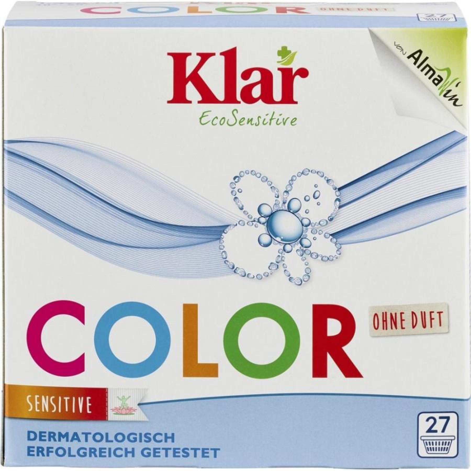 Detergent pudra sensitiv pentru rufe colorate fara parfum - 1 kg