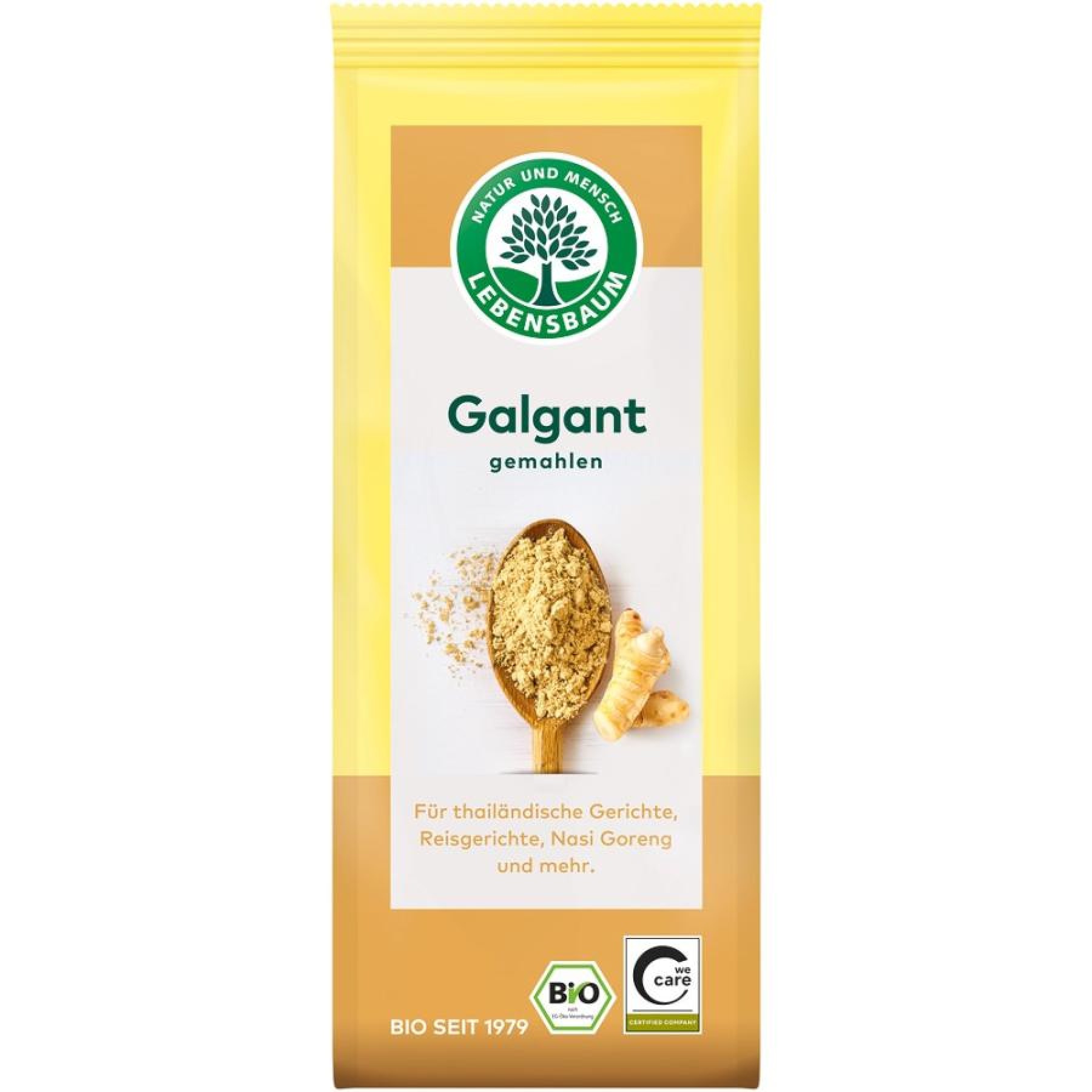Galangal macinat, eco - 40 g