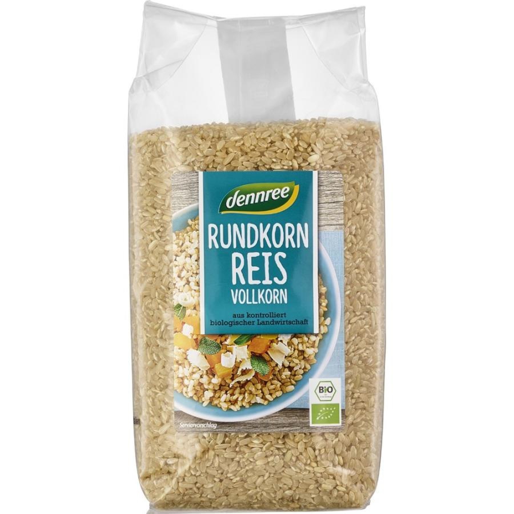 Orez integral bio cu bob rotund - 1 kg