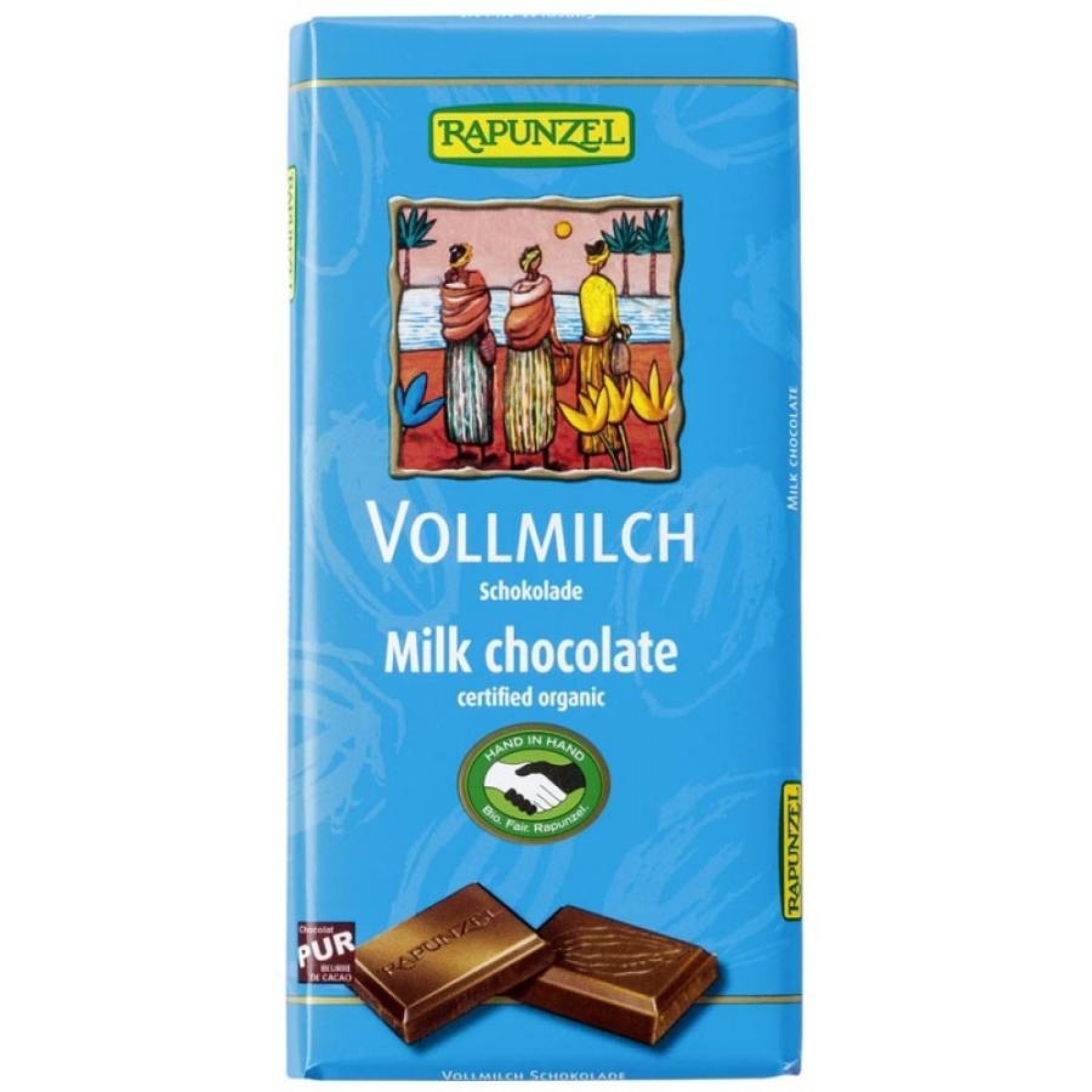 Ciocolata bio lapte integral HIH - 100 g