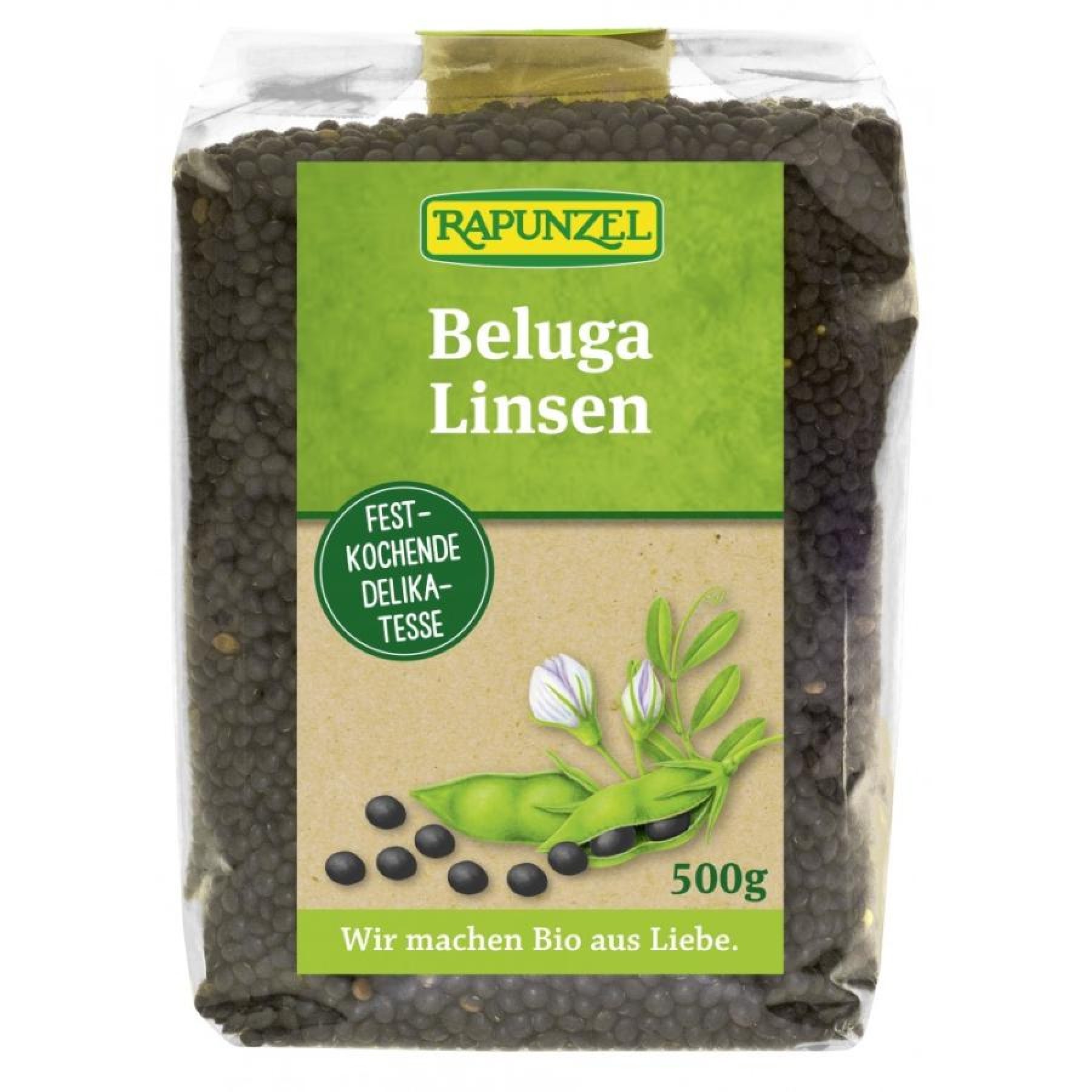 Linte Beluga bio neagra mica - 500 g