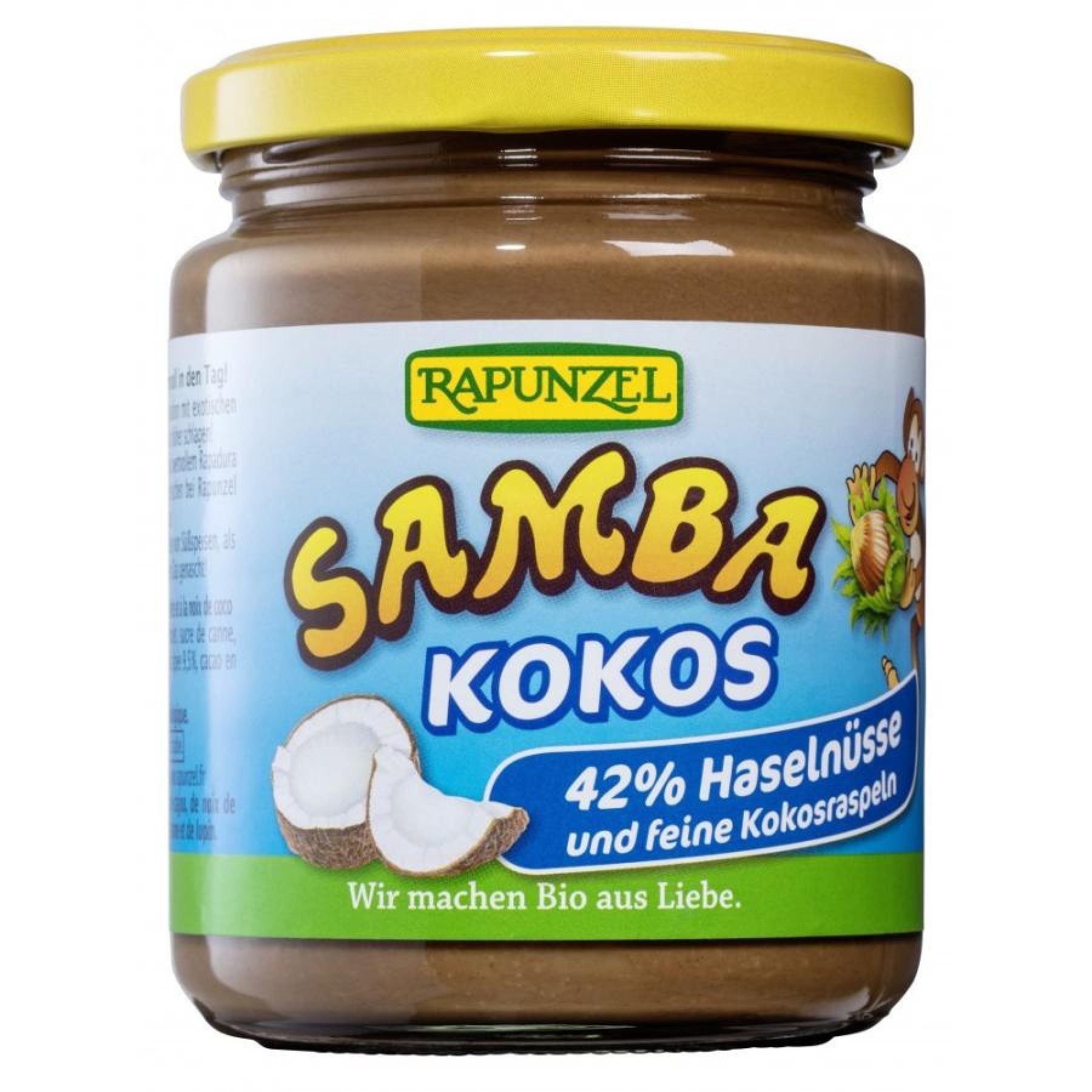 Crema de ciocolata cu alune si cocos Samba, eco - 250 g