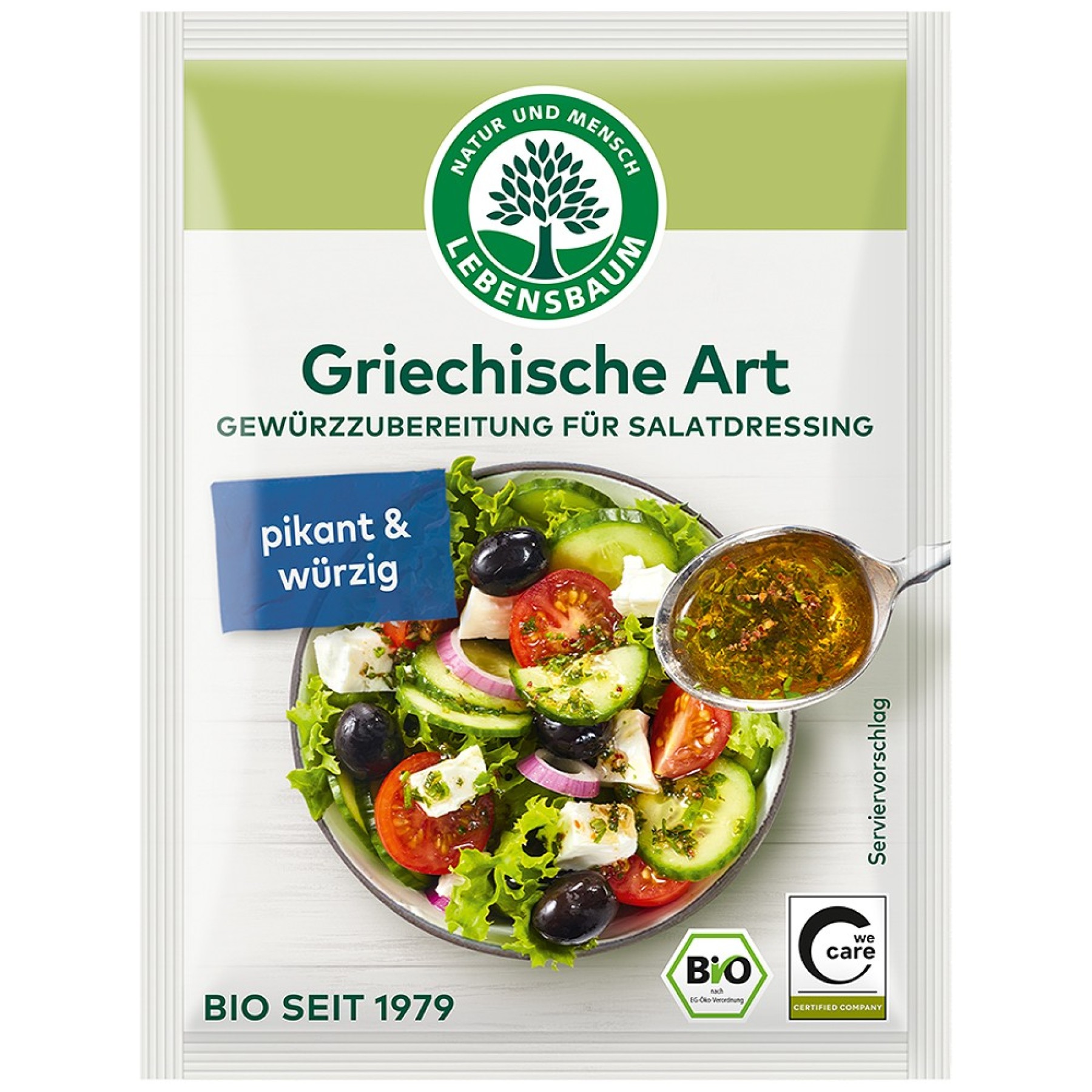 Mix de ierburi Grecesti pentru dressing de salate 3x5g, eco - 15 g