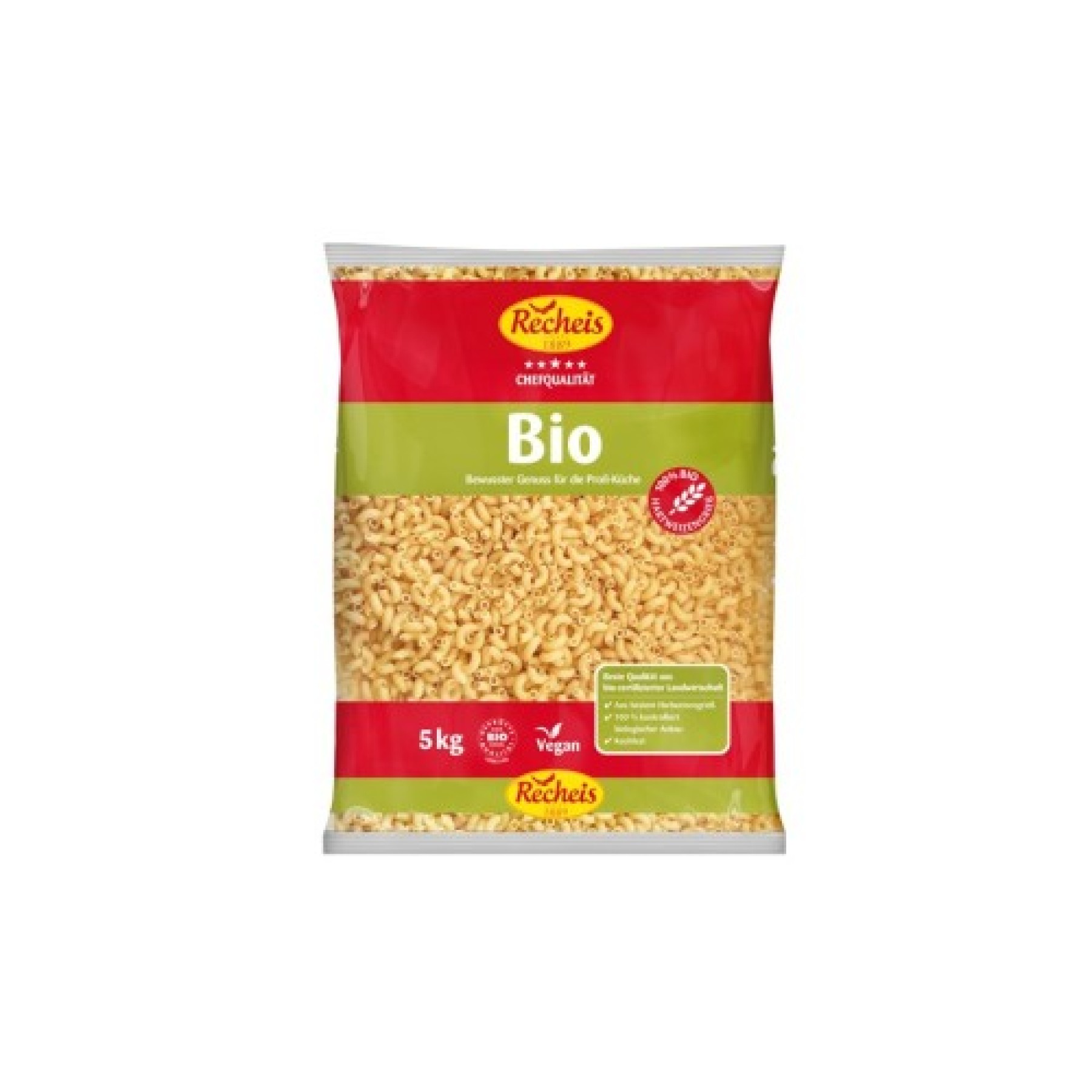 Macaroane bio din grau dur, 5kg