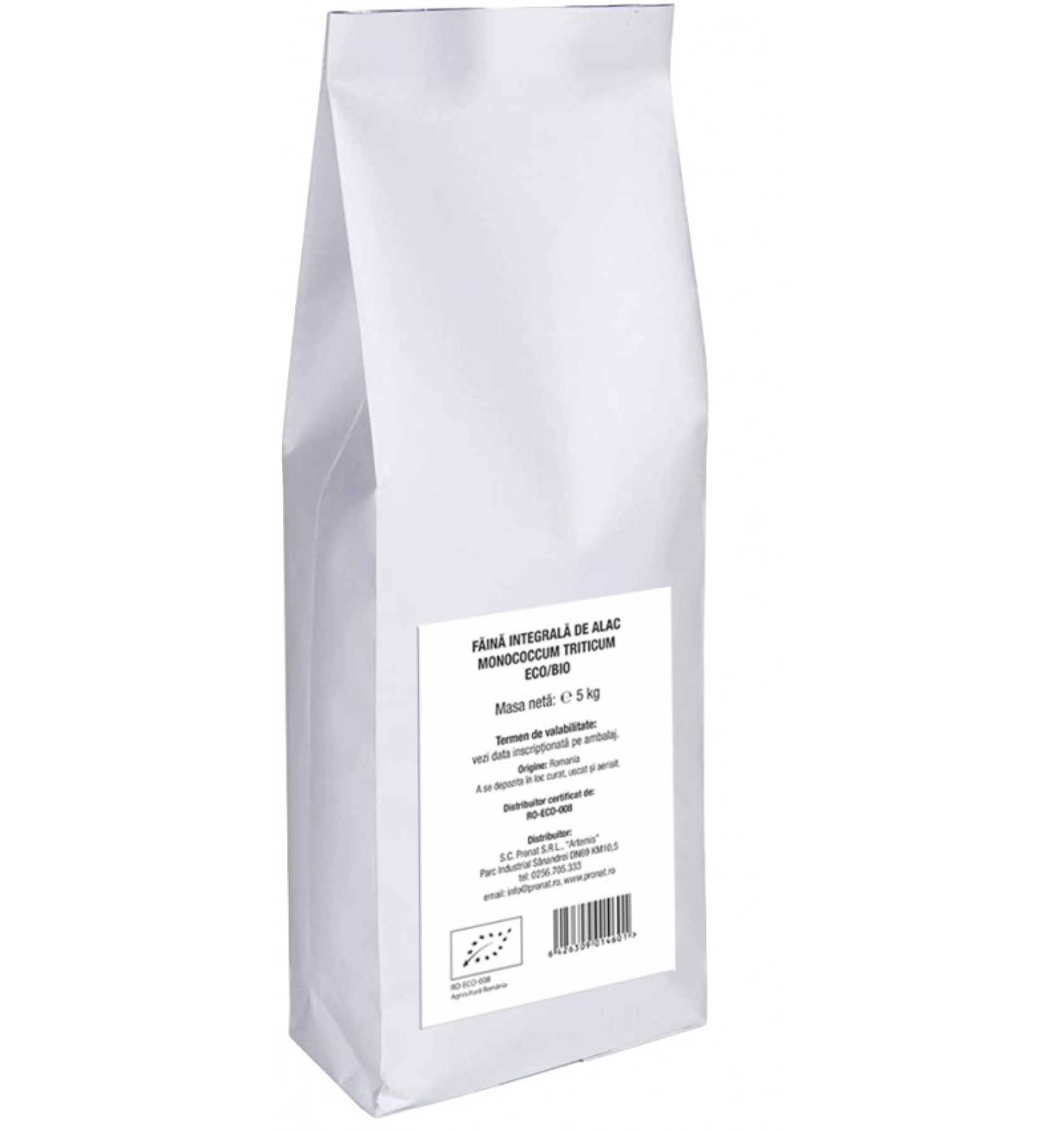 Faina integrala de alac bio monococcum triticum, 5kg einkorn