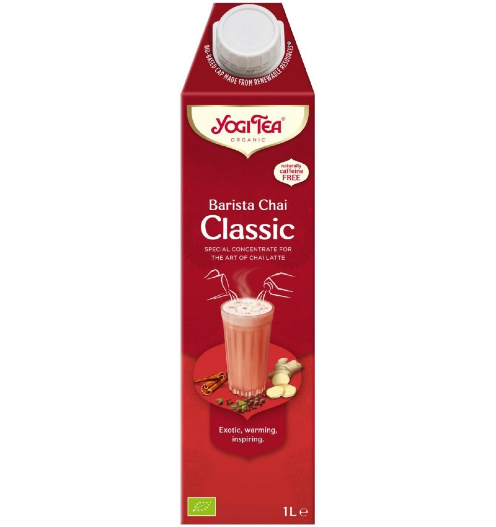 SPECIALITATE CONCENTRATA BIO DE CEAI BARISTA CHAI CLASSIC, 1L YOGI