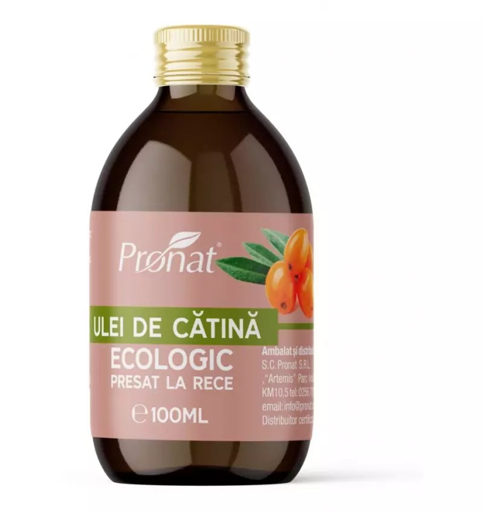ECO/BIO Ulei de catina presat la rece 100ml