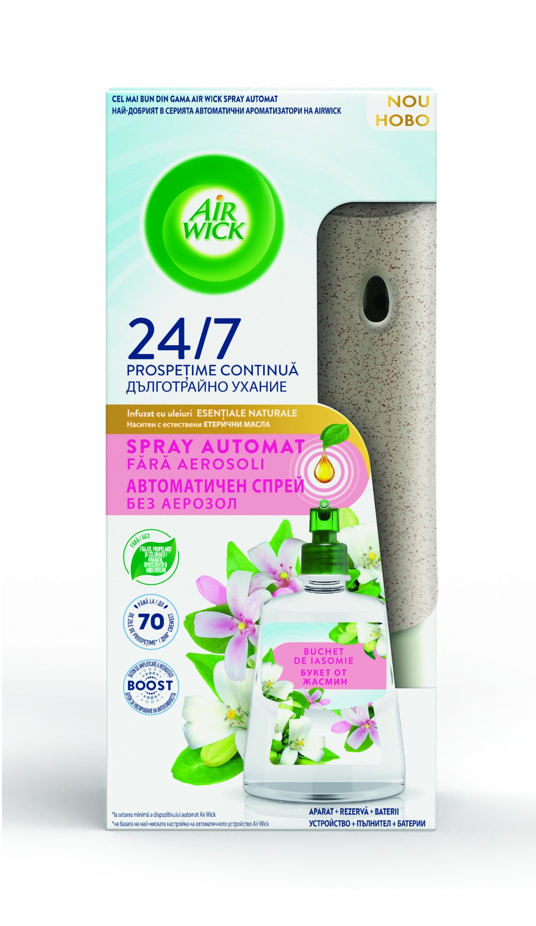 Odorizant camera fara aerosol
