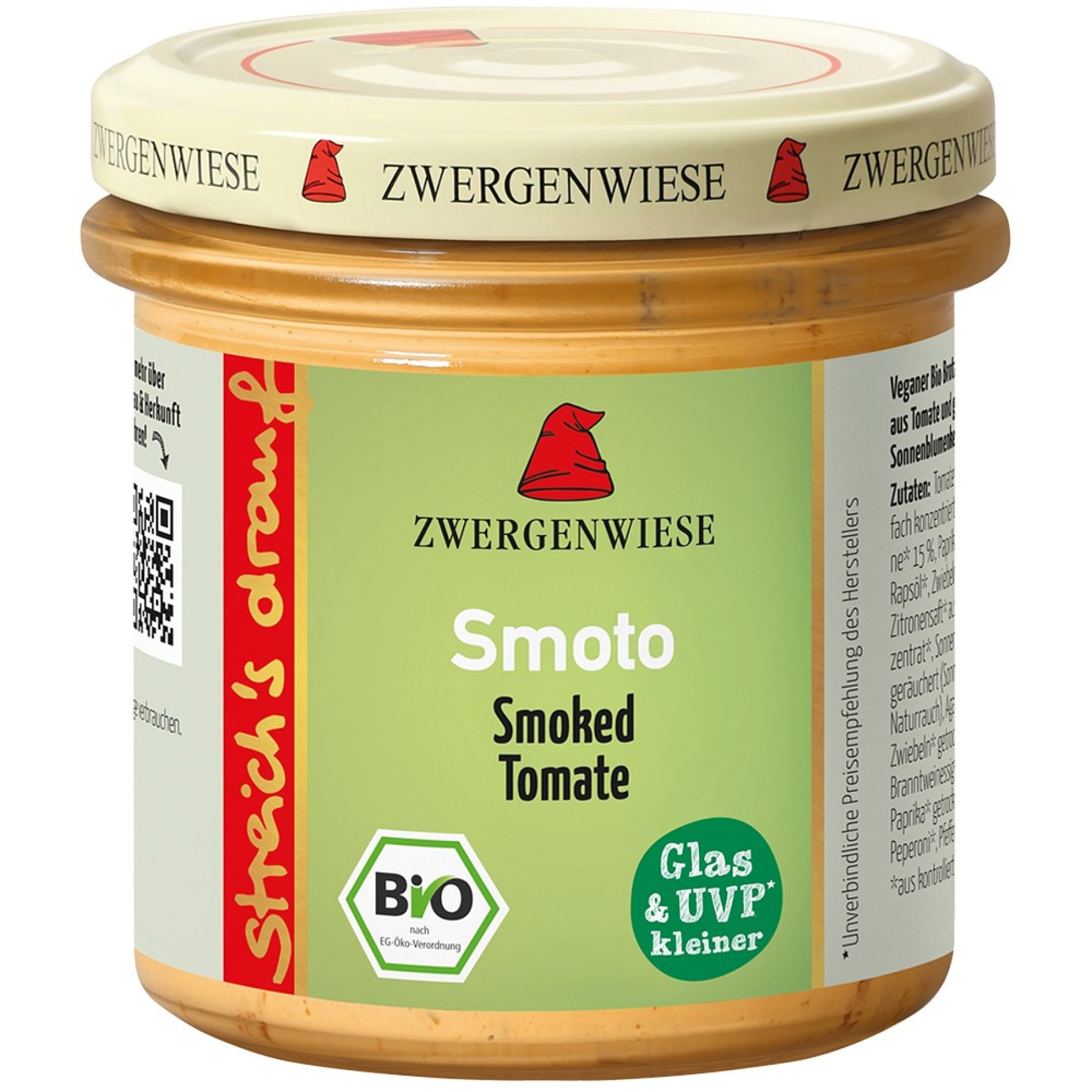 Pasta tartinabila cu rosii afumata fara gluten, eco - 135 g