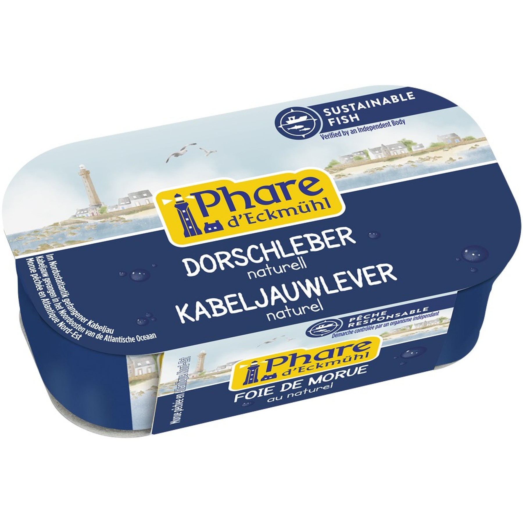 Ficat de cod in ulei propriu - 121 g