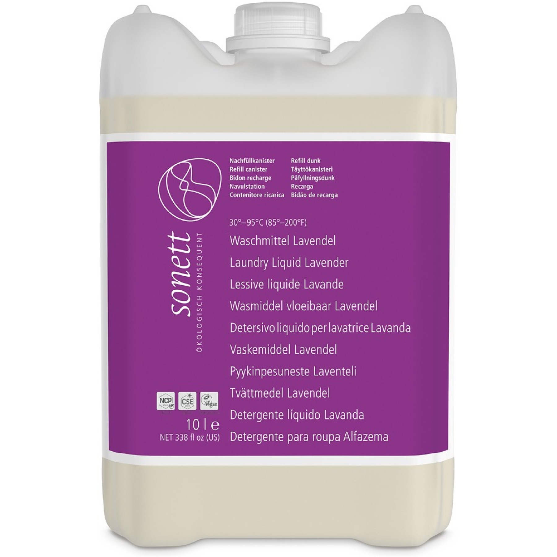 Detergent lichid universal cu lavanda bio - 10 L