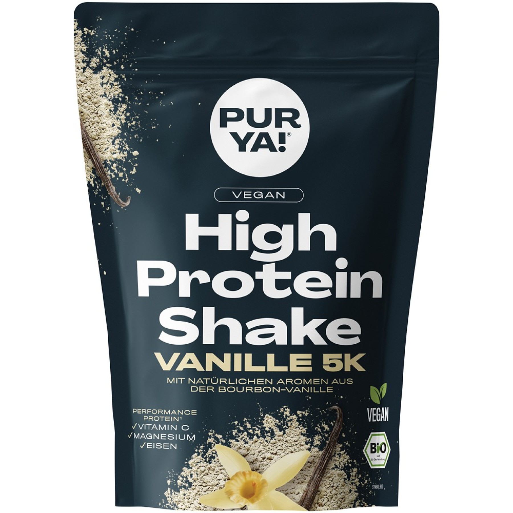 Shake proteic cu vanilie vegan, eco - 300 g