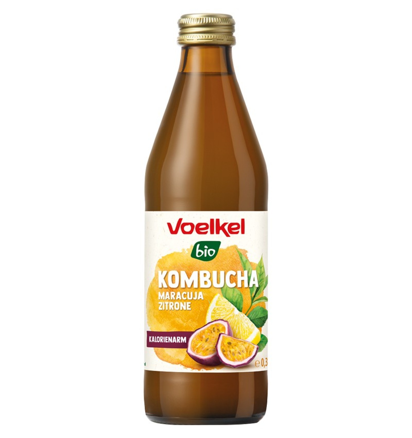 BAUTURA BIO DE KOMBUCHA CU MARACUJA SI LAMAIE, 0,33L