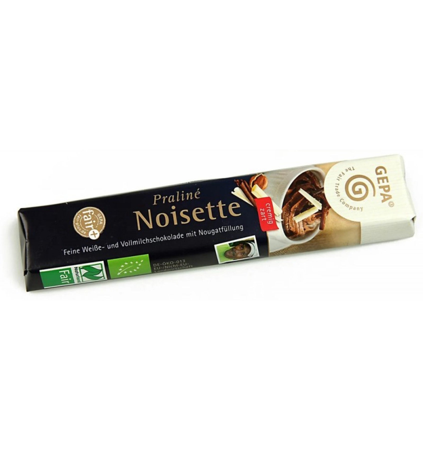 ECO/BIO Praline Noisette GEPA, 37.5gr, Fair