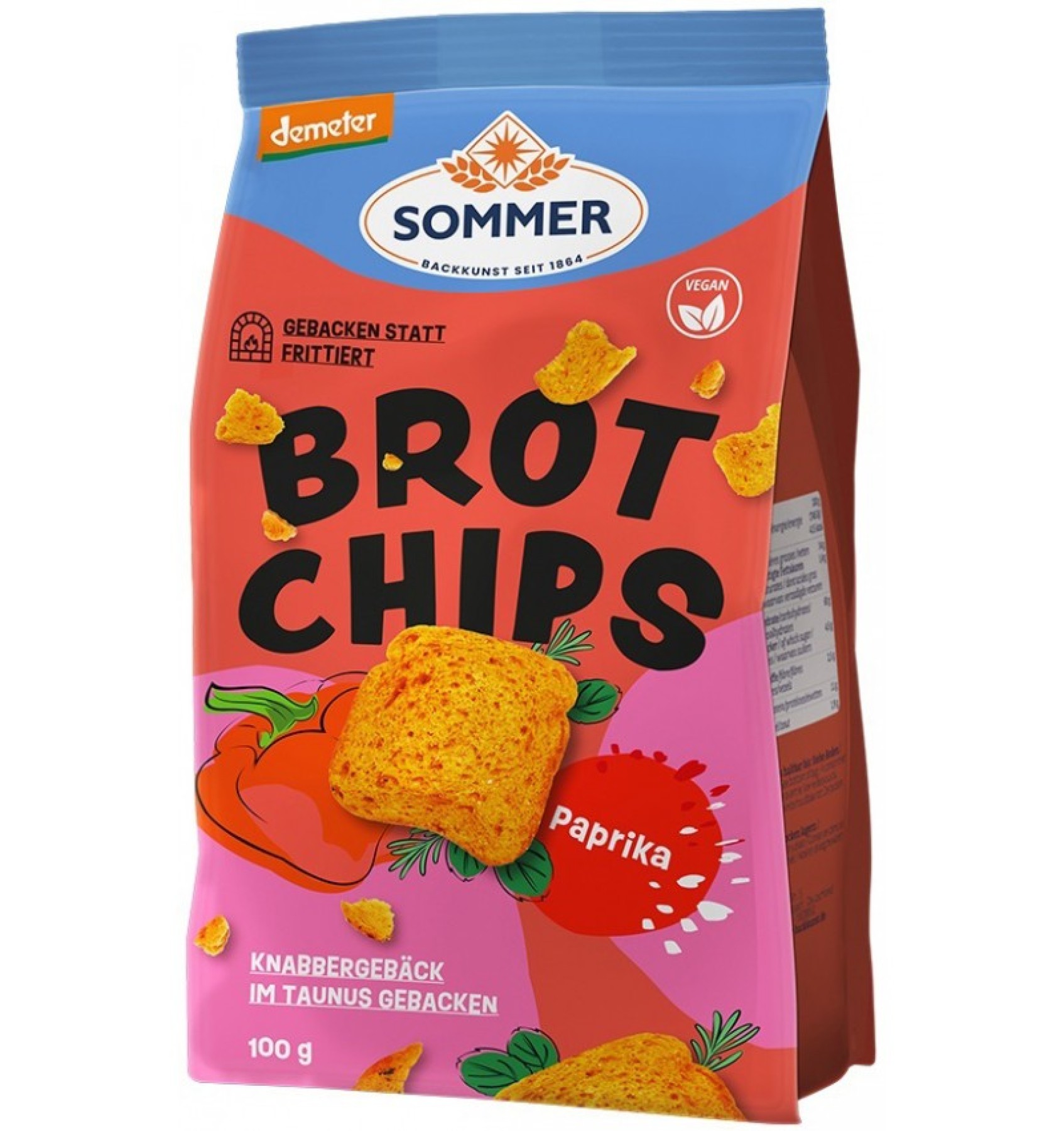 Rondele vegane de paine cu ardei si chili - 100 g