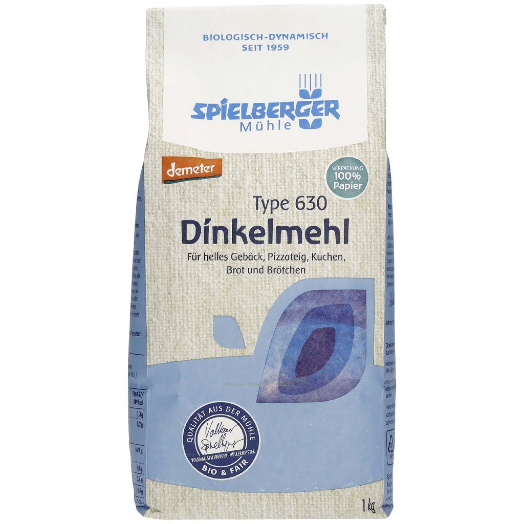 Faina de spelta tip 630, eco - 1 kg