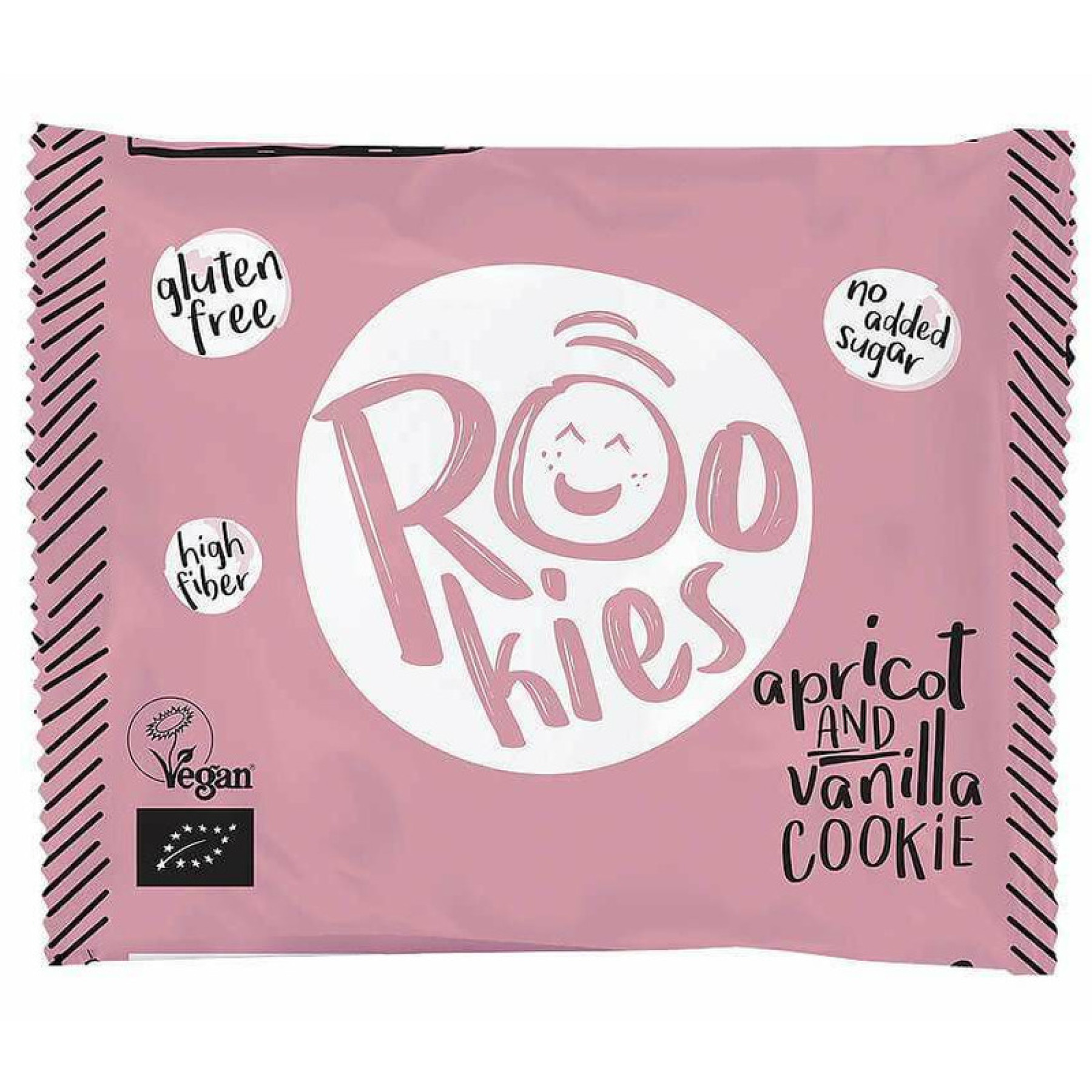 Rookies cu caise si vanilie bio 40g Rookies