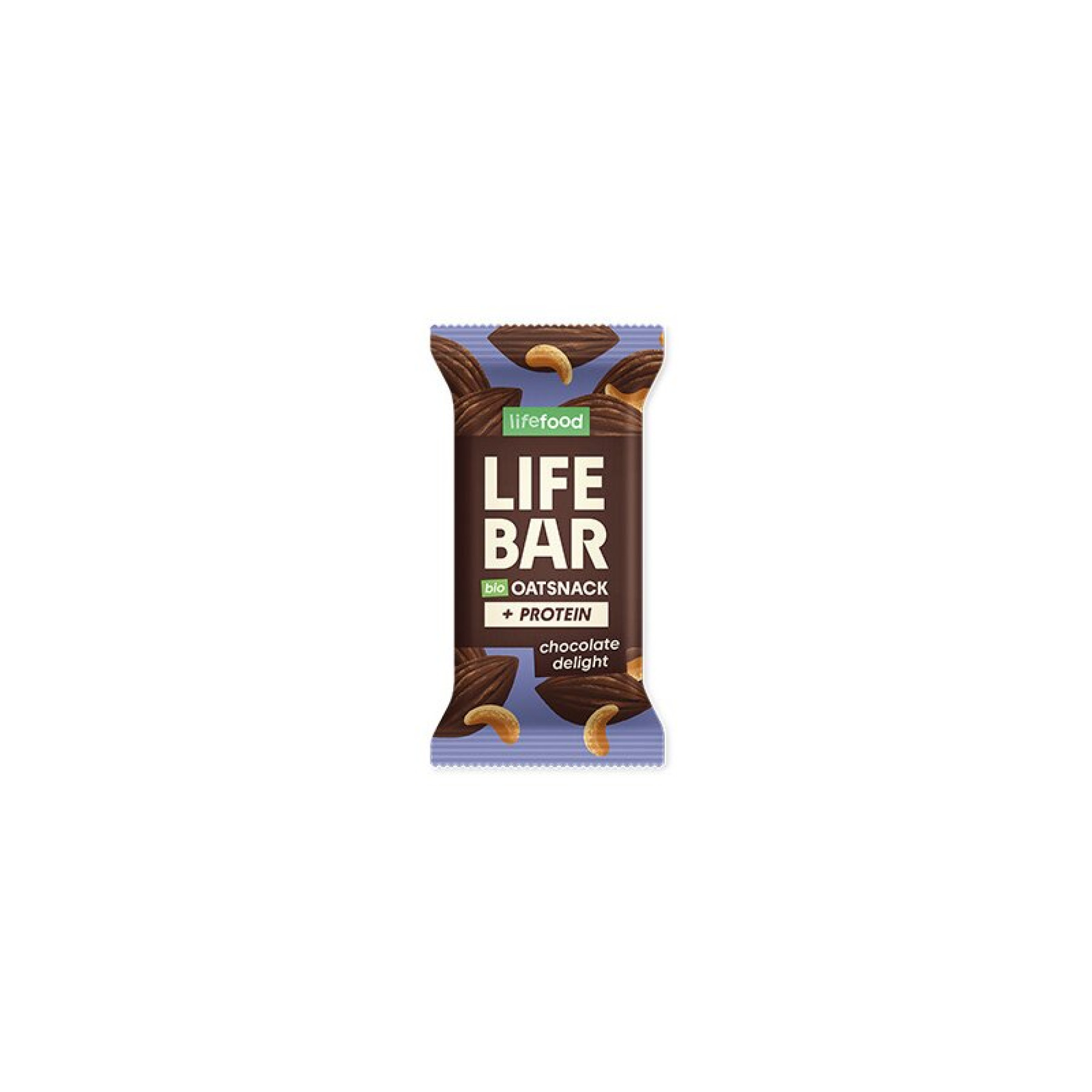 Baton proteic de ovaz cu ciocolata, bio, 40g, Lifebar
