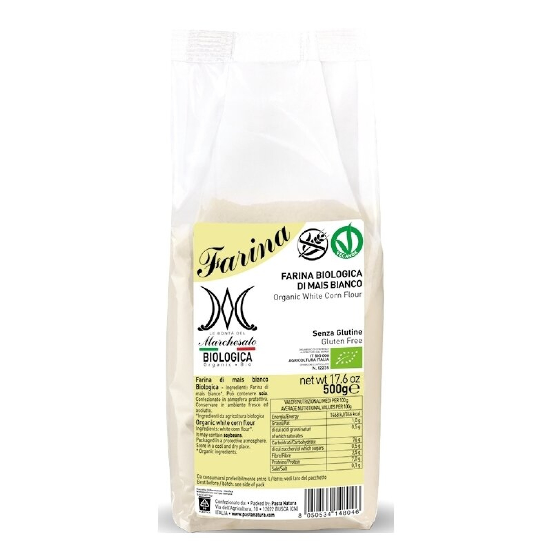 Faina alba de malai bio 500g Marchesato