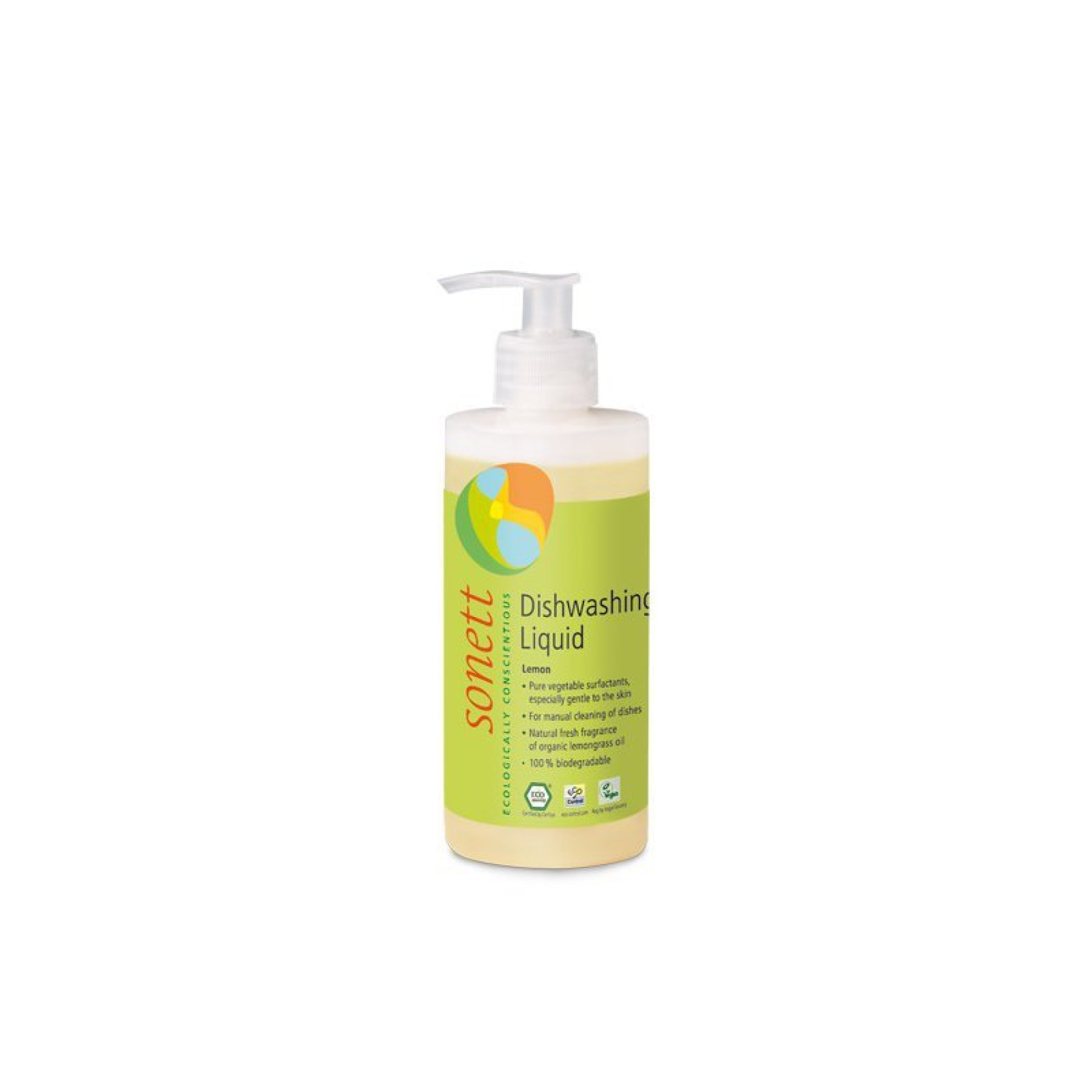 Detergent lichid pentru vase cu lamaie ecologic 300ml Sonett