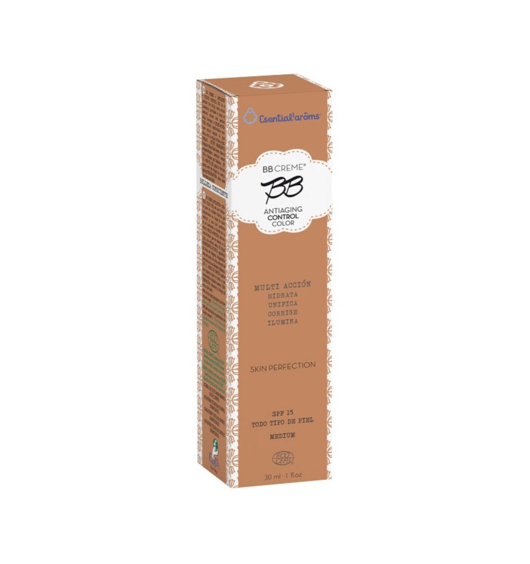 Bio Crema nuantatoare de fata cu SFP 15 - actune multipla- 30ml, Mediu nr 2