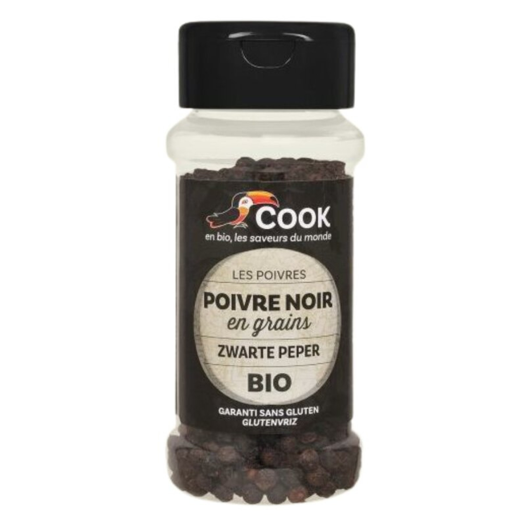 Piper negru boabe bio 50g Cook