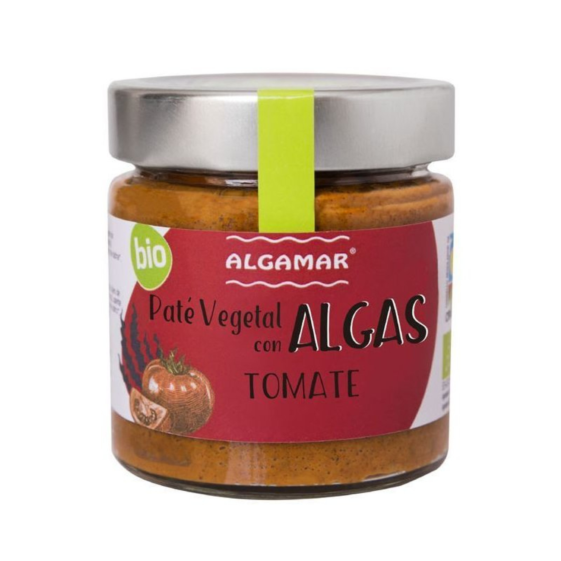 Crema tartinabila cu alge si rosii bio 180g Algamar