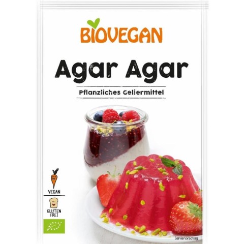 Ingrediente bio pentru copt, Agar agar bio fara gluten - 30 g, biomag.ro